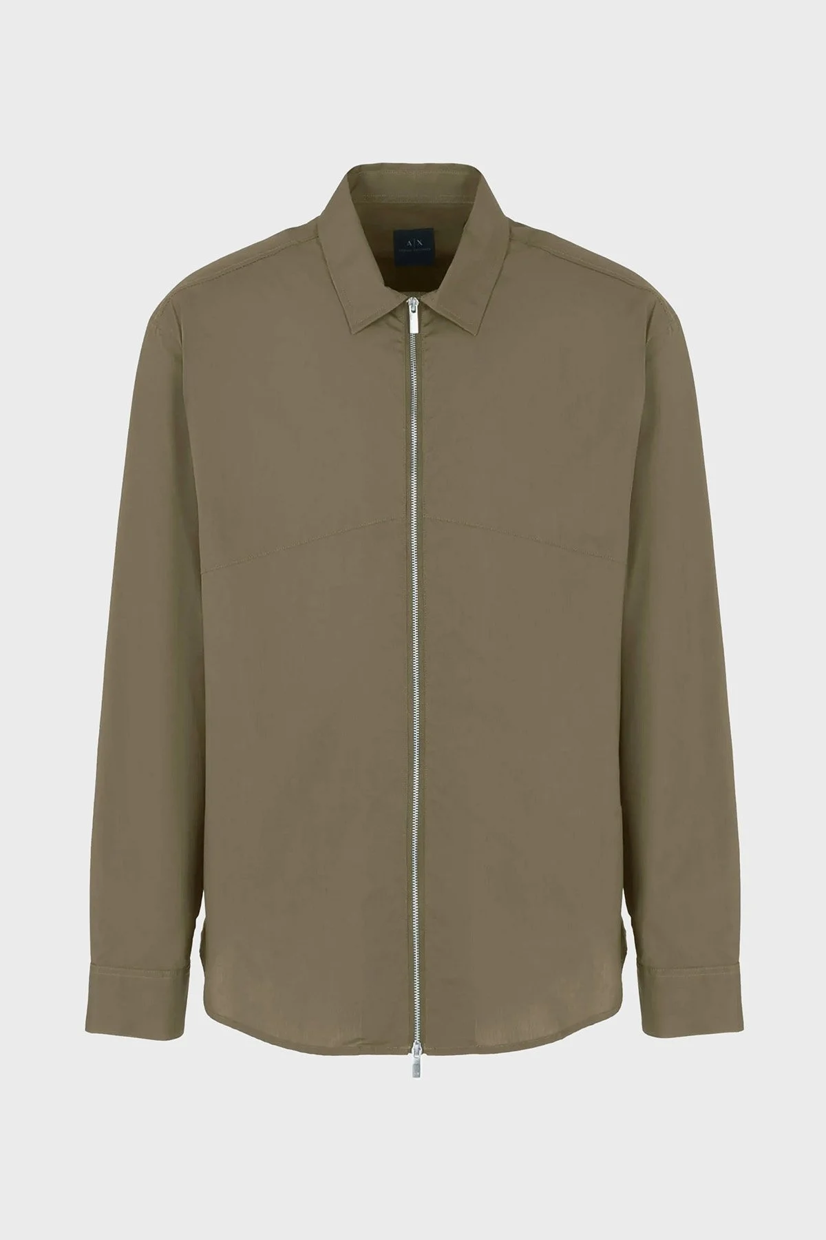 Armani Exchange Pamuklu Relaxed Fit Fermuarlı Erkek Gömlek 6RZCL6 ZN2VZ 1784 HAKİ - 6