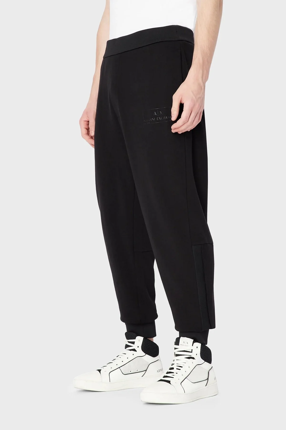 Armani Exchange Pamuklu Relaxed Fit Jogger Erkek Pantolon 3RZPHG ZJ7KZ 1200 SİYAH - 1