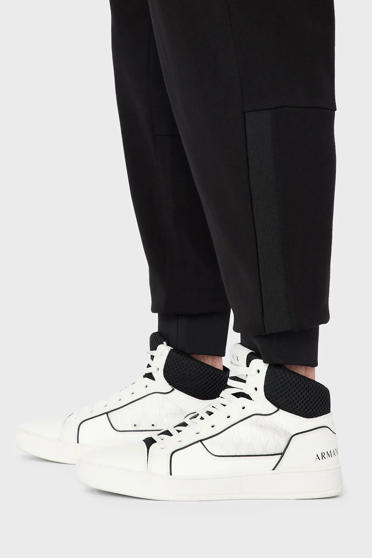 Armani Exchange Pamuklu Relaxed Fit Jogger Erkek Pantolon 3RZPHG ZJ7KZ 1200 SİYAH - 4