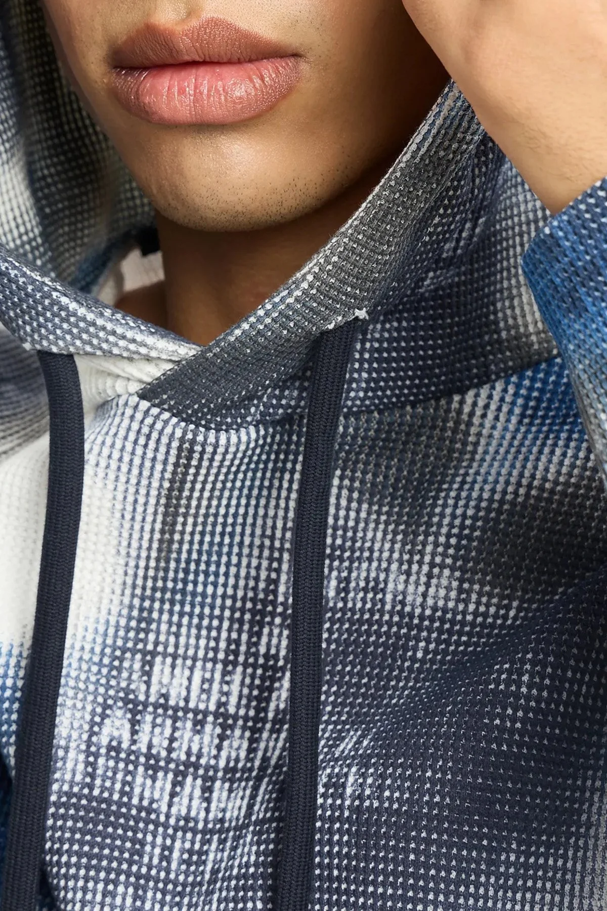 Armani Exchange Pamuklu Relaxed Fit Kapüşonlu Erkek Sweat 3DZMLC ZJ86Z 55JK LACİVERT - 5