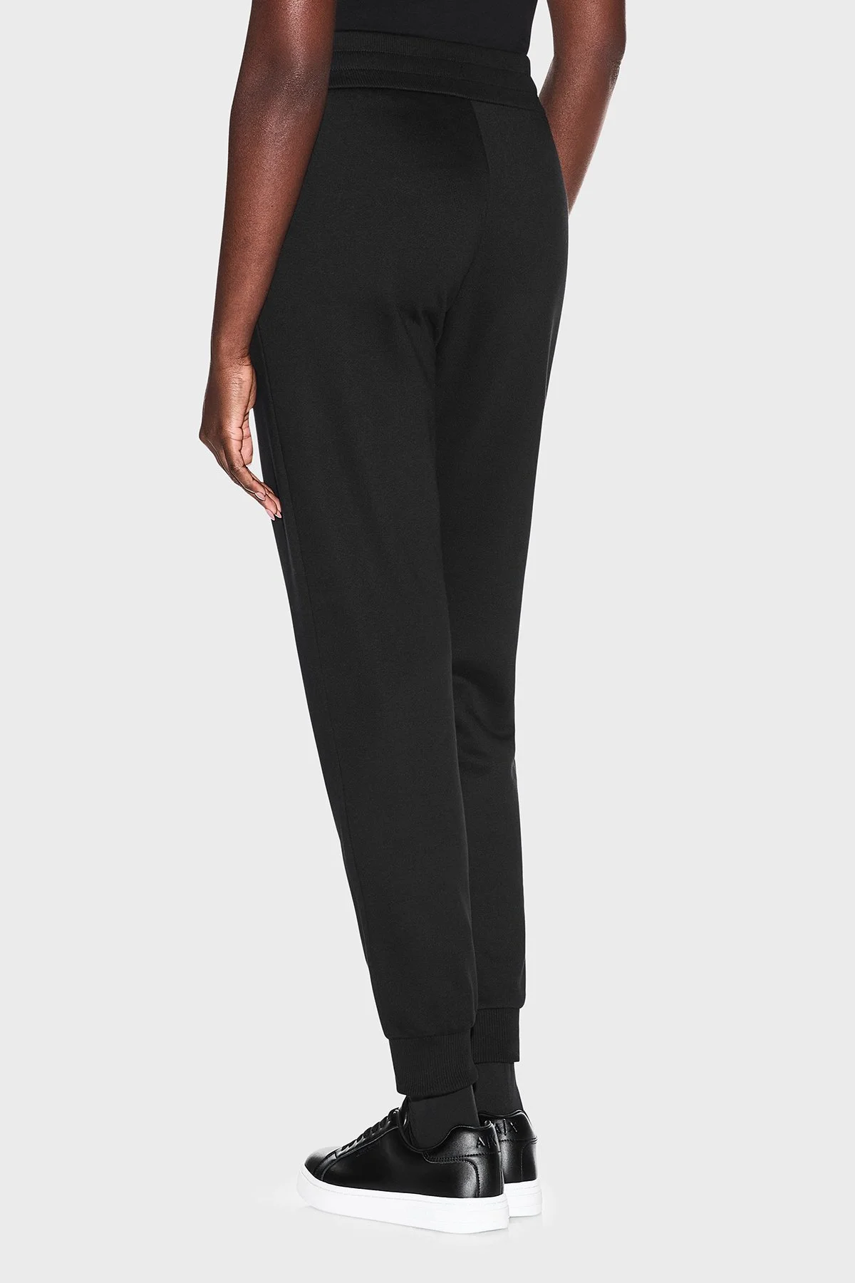 Armani Exchange Pamuklu Relaxed Fit Lastikli Paça Jogger Kadın Pantolon XW001848 AF18853 UC001 SİYAH - 3