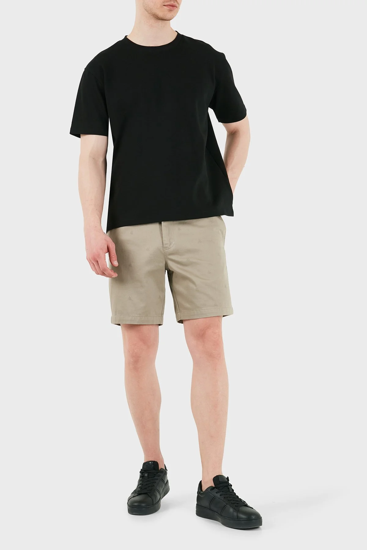Armani Exchange Pamuklu Relaxed Fit Normal Bel Erkek Short XM002806 AF22642 U6229 HAKİ - 2