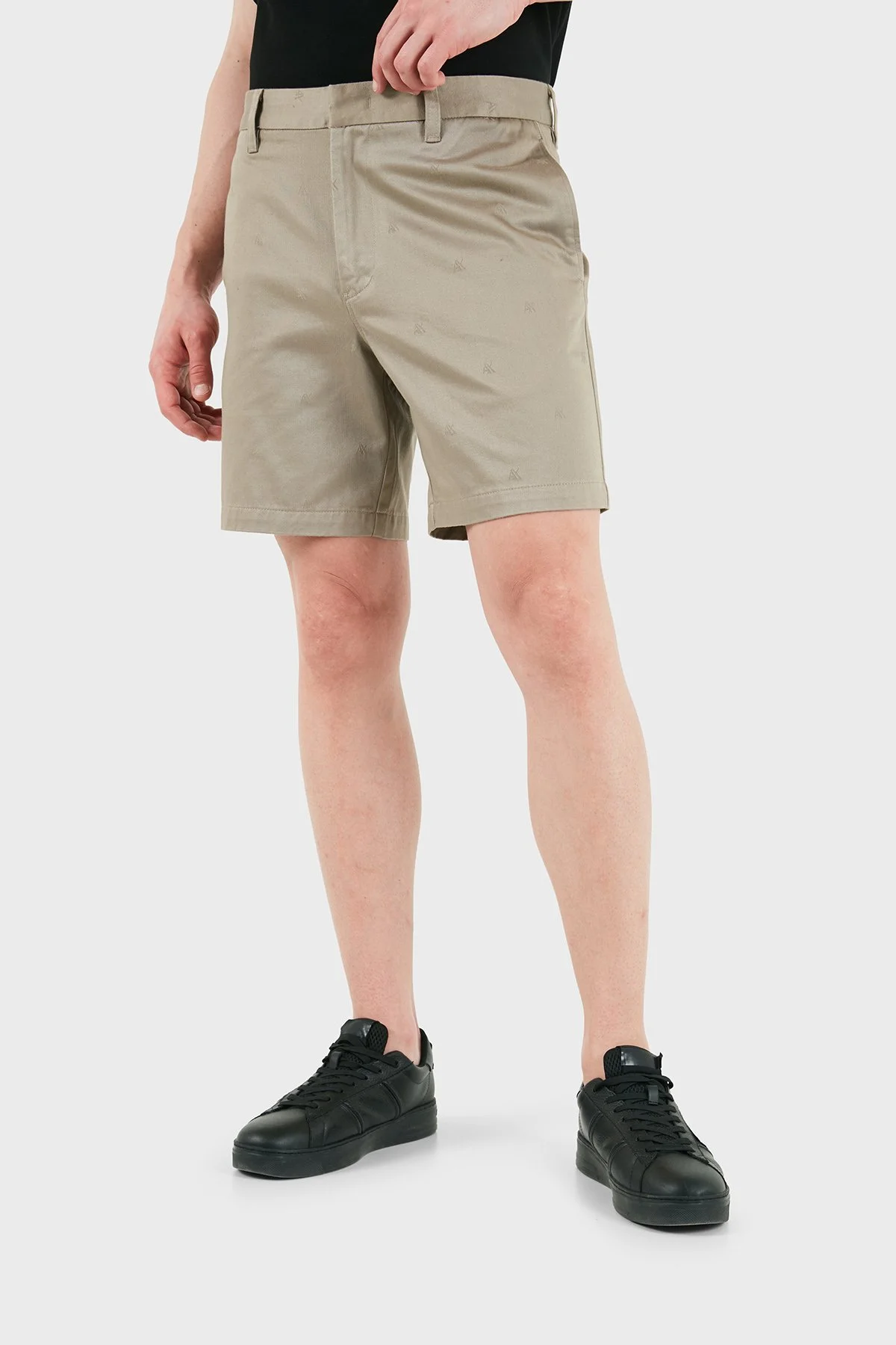 Armani Exchange Pamuklu Relaxed Fit Normal Bel Erkek Short XM002806 AF22642 U6229 HAKİ - 5