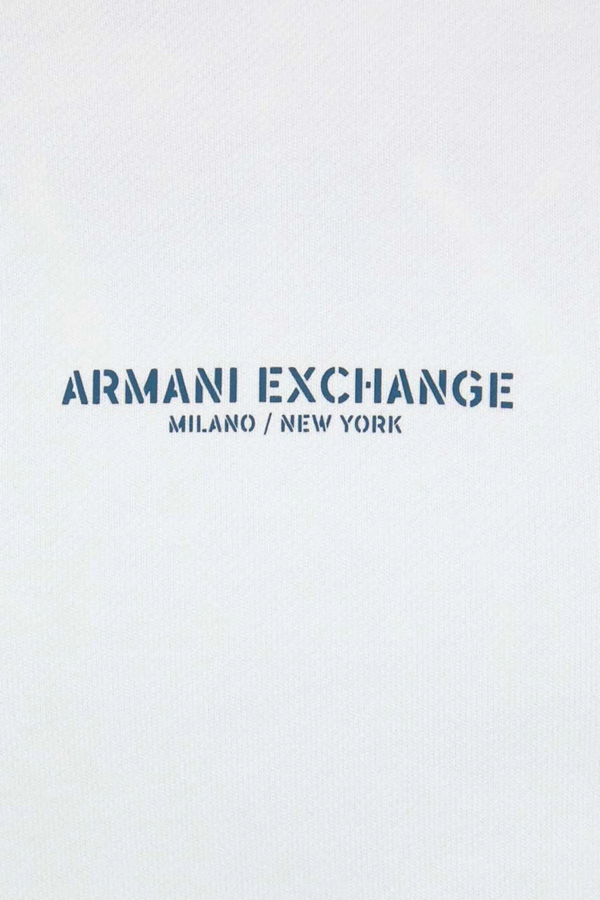 Armani Exchange Pamuklu Sırt Baskılı Bisiklet Yaka Relaxed Fit Erkek Sweat 6RZMLG ZJ4XZ 91AE BEYAZ - 5