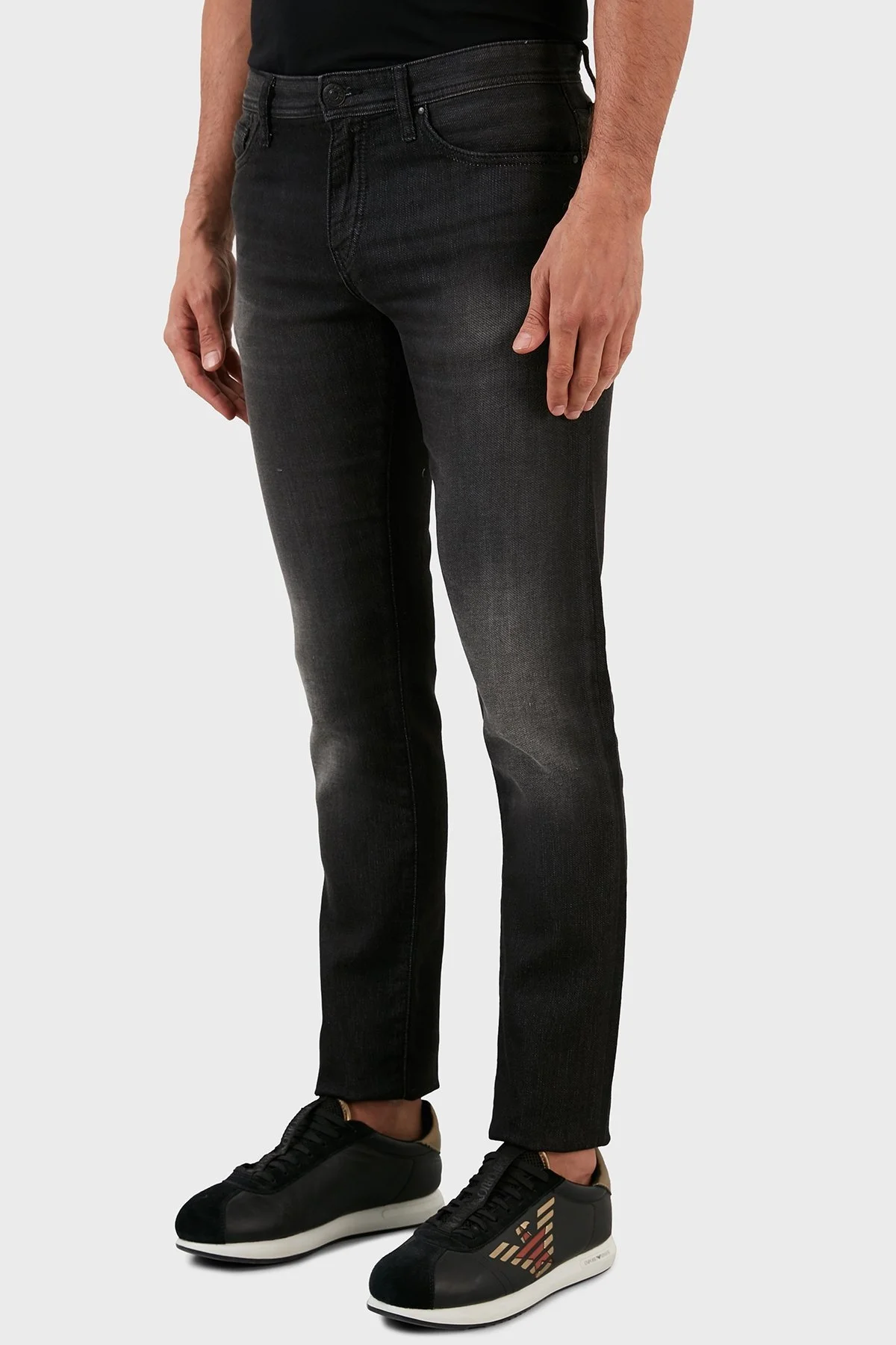 Armani Exchange Pamuklu Skinny Fit J14 Jeans Erkek Kot Pantolon 6LZJ14 Z5P6Z 0204 SİYAH - 3