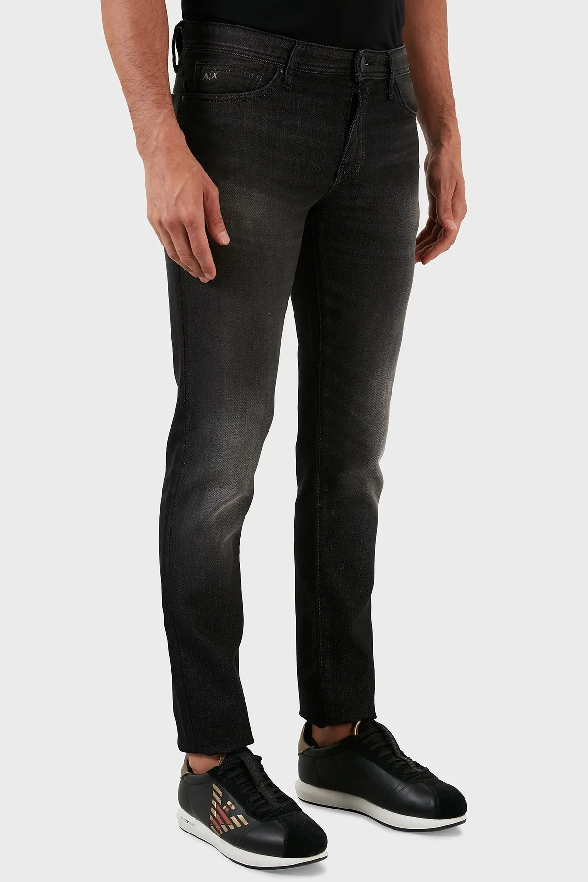 Armani Exchange Pamuklu Skinny Fit J14 Jeans Erkek Kot Pantolon 6LZJ14 Z5P6Z 0204 SİYAH - 4