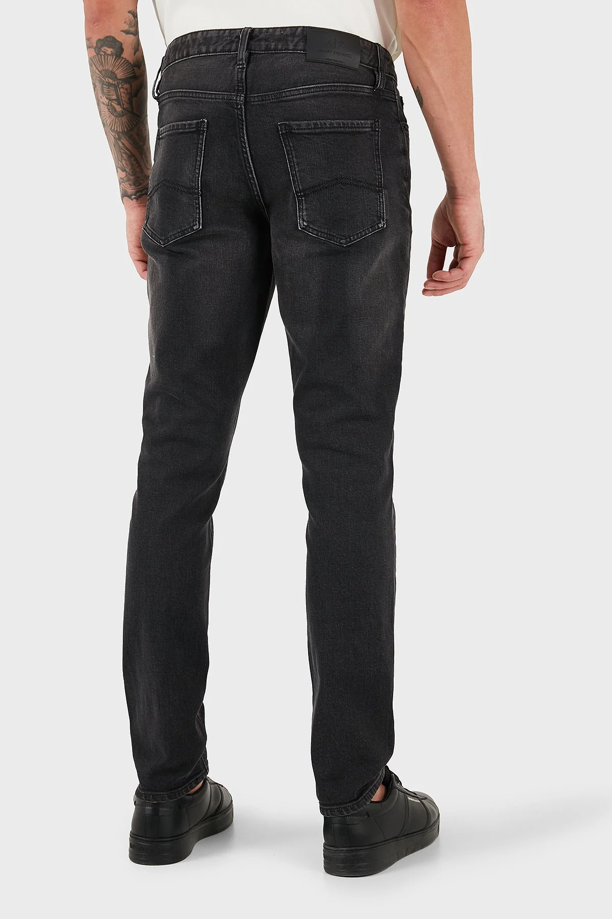 Armani Exchange Pamuklu Skinny Fit Normal Bel Jeans Erkek Kot Pantolon XM000070 AF1 9777 M8088 GRİ - 5
