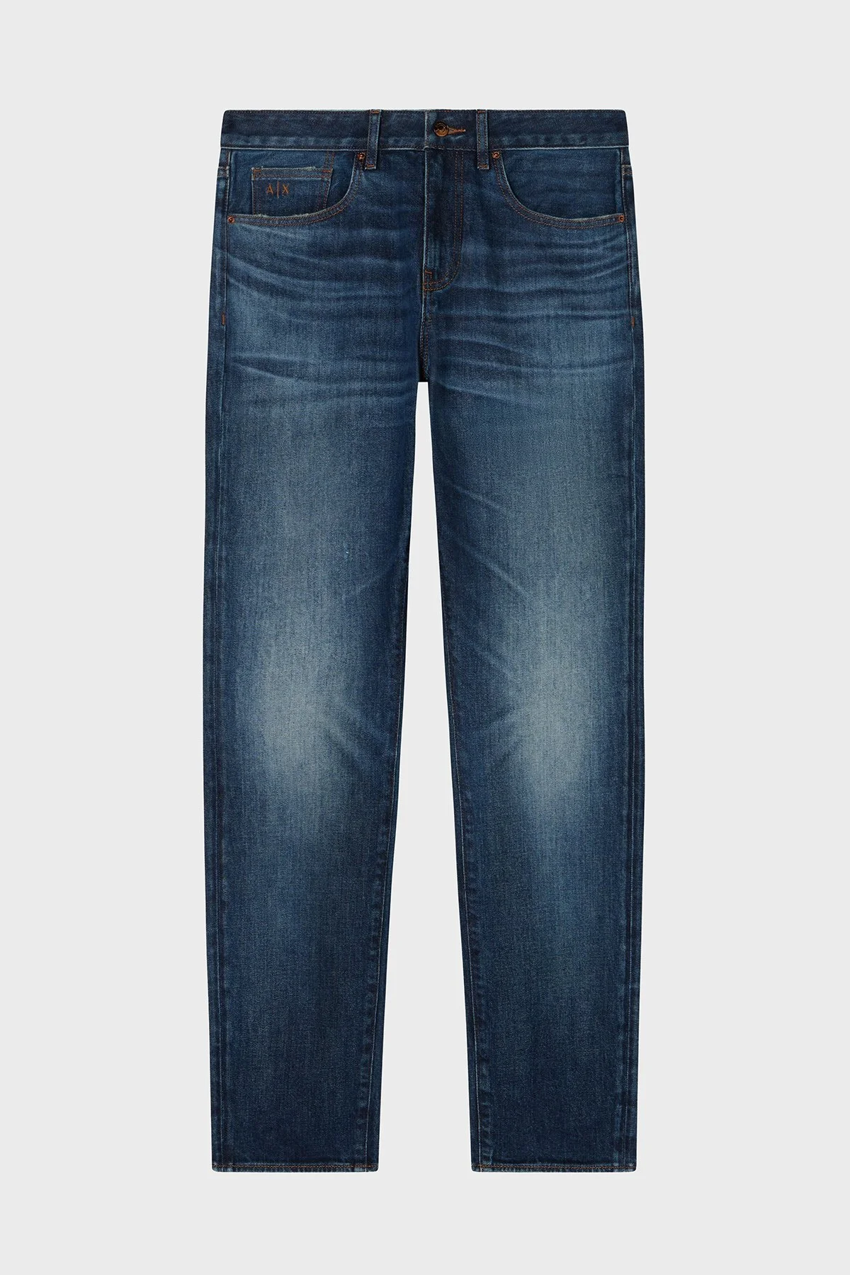 Armani Exchange Pamuklu Skinny Fit Normal Bel Jeans Erkek Kot Pantolon XM000070 AF25870 MB010 LACİVERT - 5
