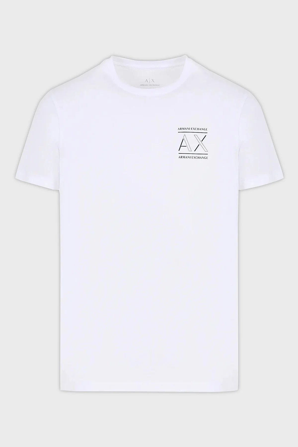 Armani Exchange Pamuklu Slim Fit Bisiklet Yaka Erkek T Shirt 6RZTAN ZJ9AZ 1100 BEYAZ - 6