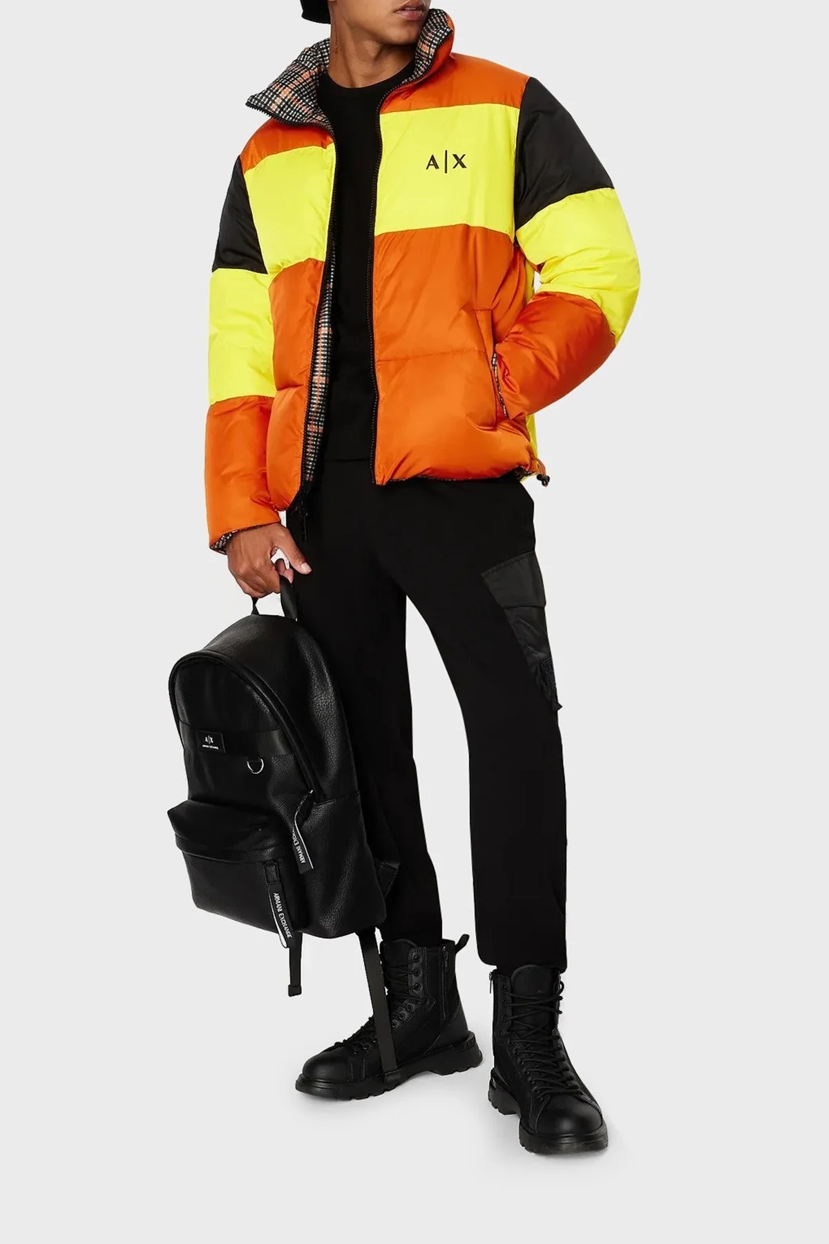 Armani Exchange Pamuklu Slim Fit Bisiklet Yaka Erkek T Shirt 6RZTAN ZJ9AZ 1200 SİYAH - 3