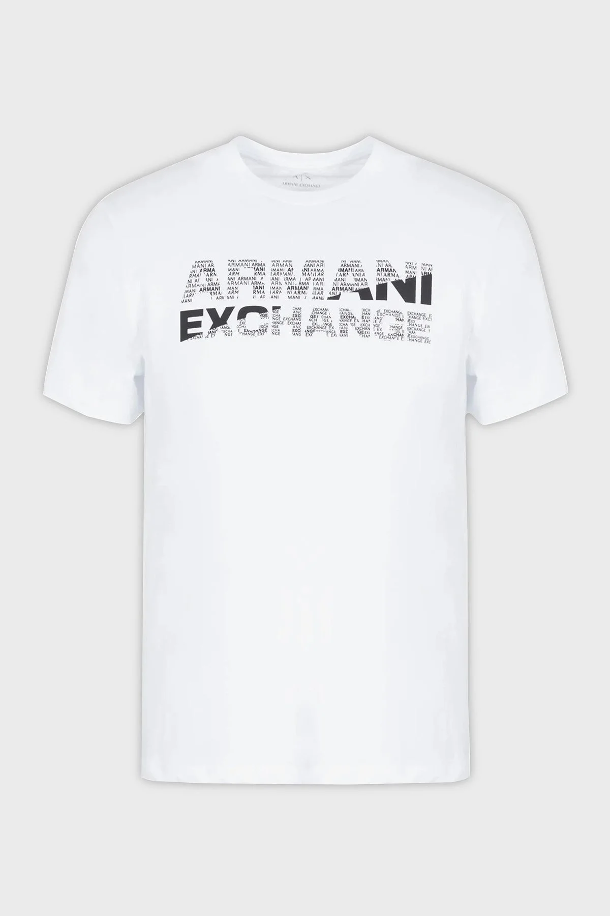 Armani Exchange Pamuklu Slim Fit Bisiklet Yaka Erkek T Shirt 6RZTBE ZJAAZ 1100 BEYAZ - 4