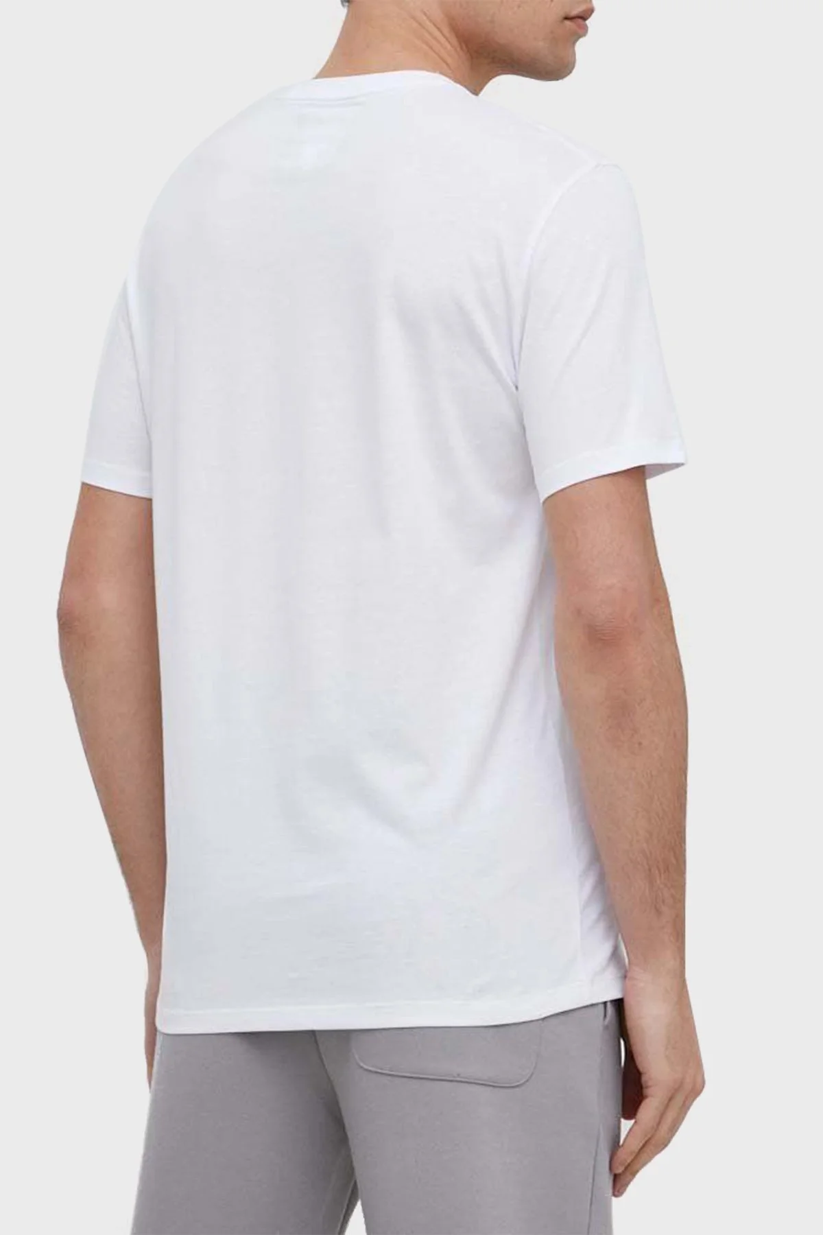 Armani Exchange Pamuklu Regular Fit Bisiklet Yaka Erkek T Shirt 8NZTPR ZJH4Z 1100 BEYAZ - 2