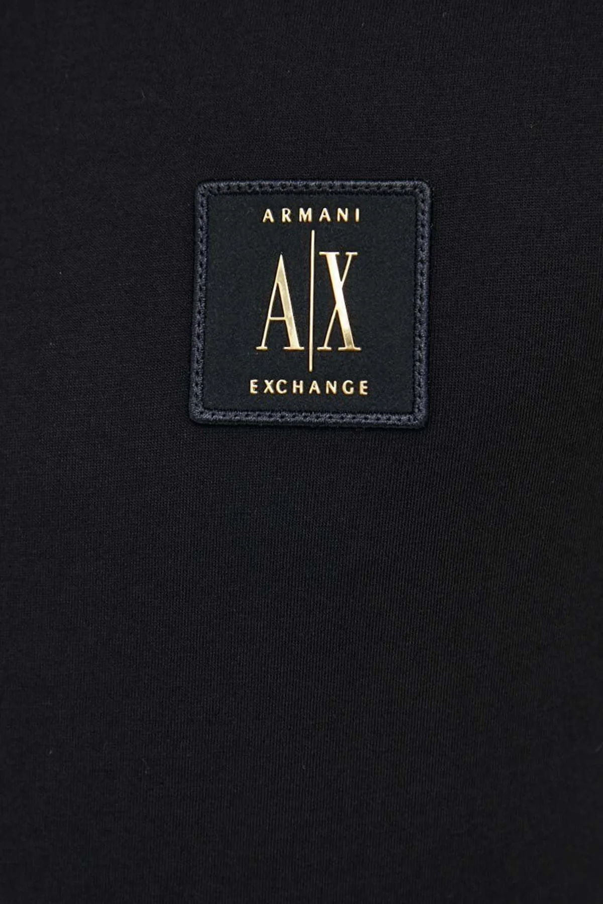 Armani Exchange Pamuklu Regular Fit Bisiklet Yaka Erkek T Shirt 8NZTPR ZJH4Z 1200 SİYAH - 5