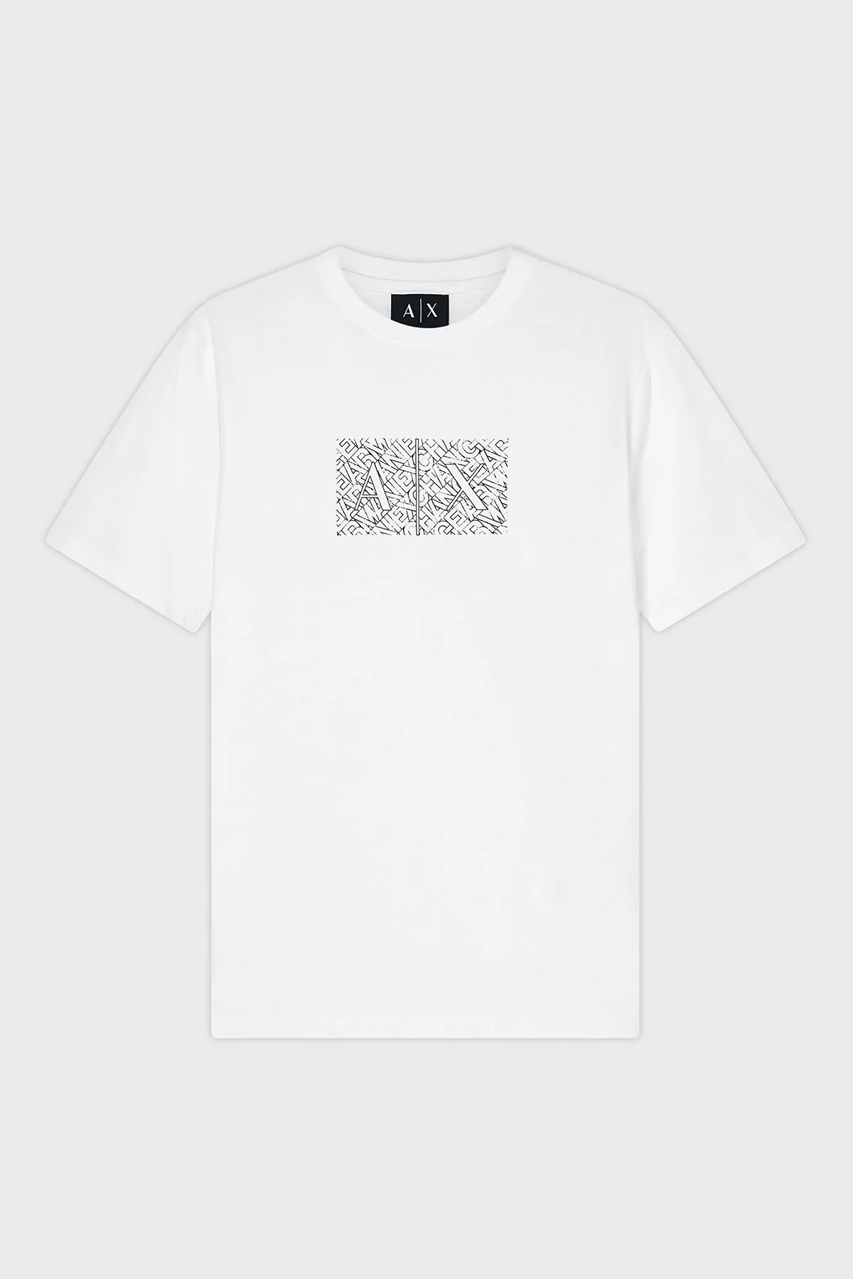 Armani Exchange Pamuklu Slim Fit Bisiklet Yaka Erkek T Shirt XM002784 AF10356 U0009 BEYAZ - 5