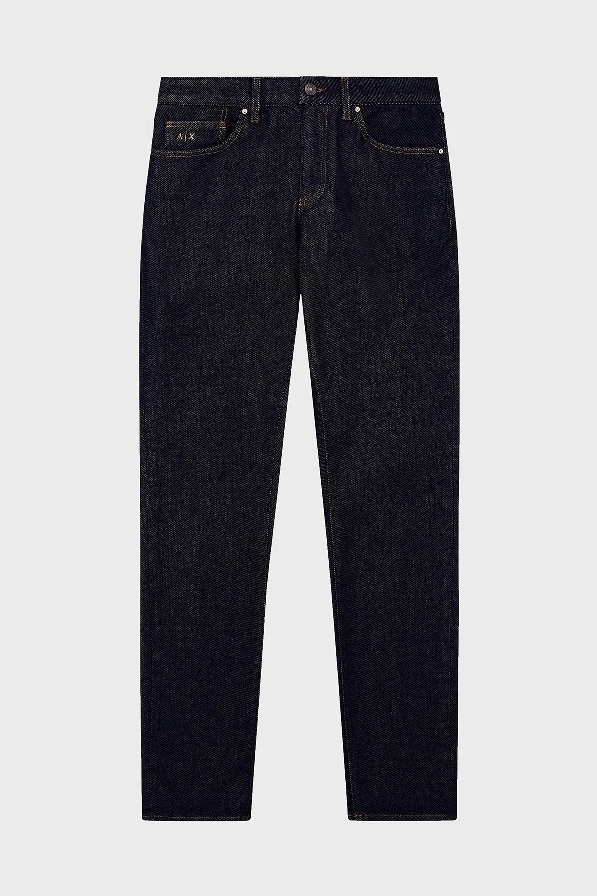 Armani Exchange Pamuklu Slim Fit Dar Paça Jeans Erkek Kot Pantolon XM000070 AF27235 MB001 Mavi - 4