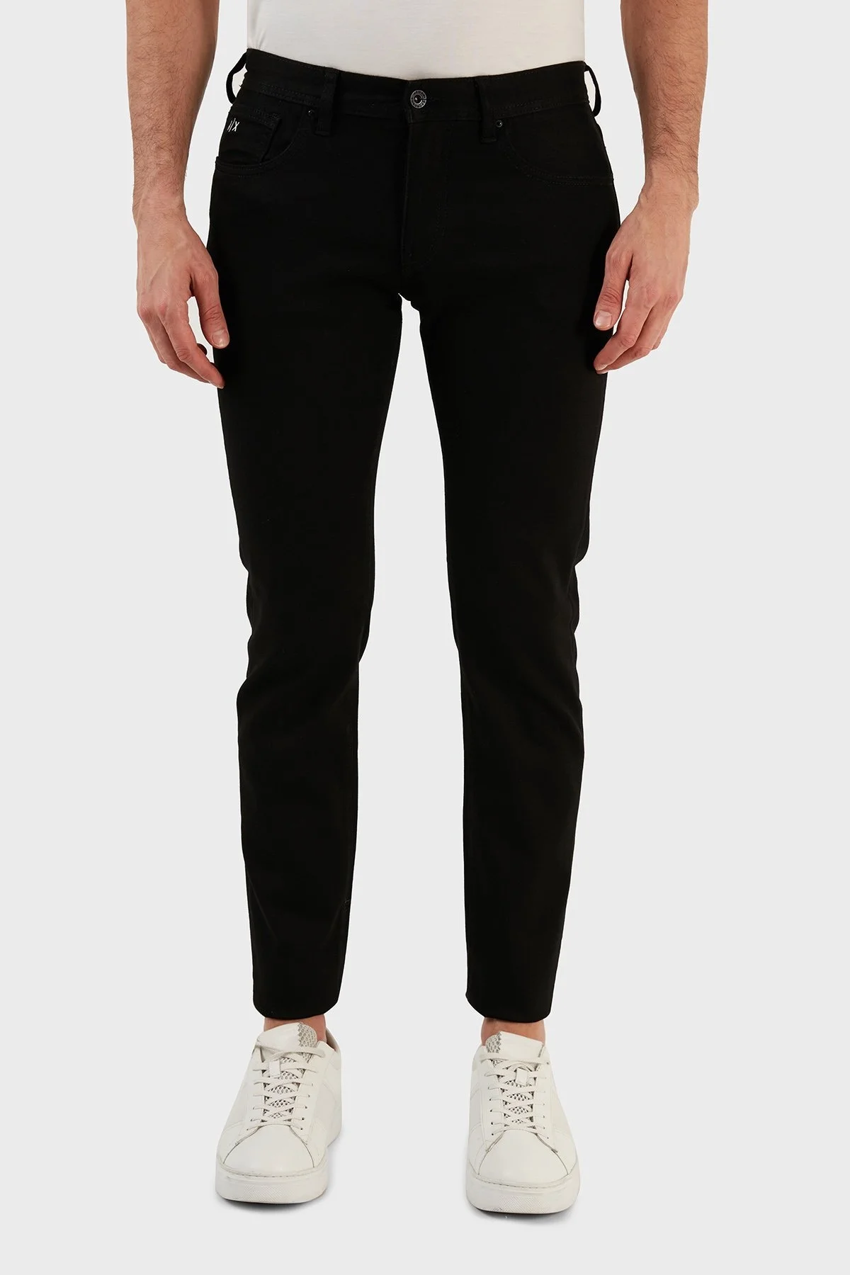 Armani Exchange Pamuklu Slim Fit Düz Paça J13 Jeans Erkek Kot Pantolon 6LZJ13 Z1VRZ 0204 SİYAH - 2