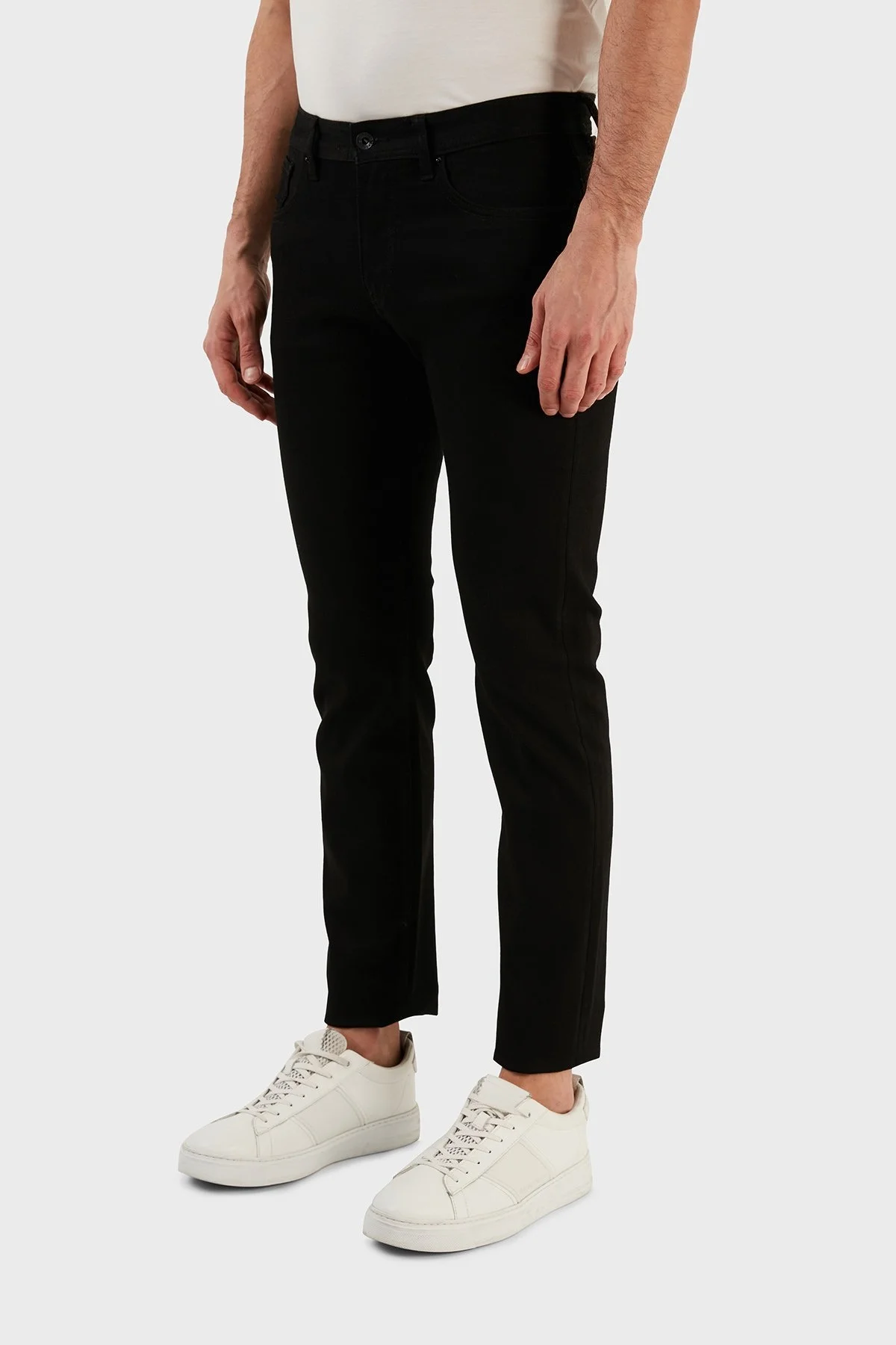 Armani Exchange Pamuklu Slim Fit Düz Paça J13 Jeans Erkek Kot Pantolon 6LZJ13 Z1VRZ 0204 SİYAH - 3