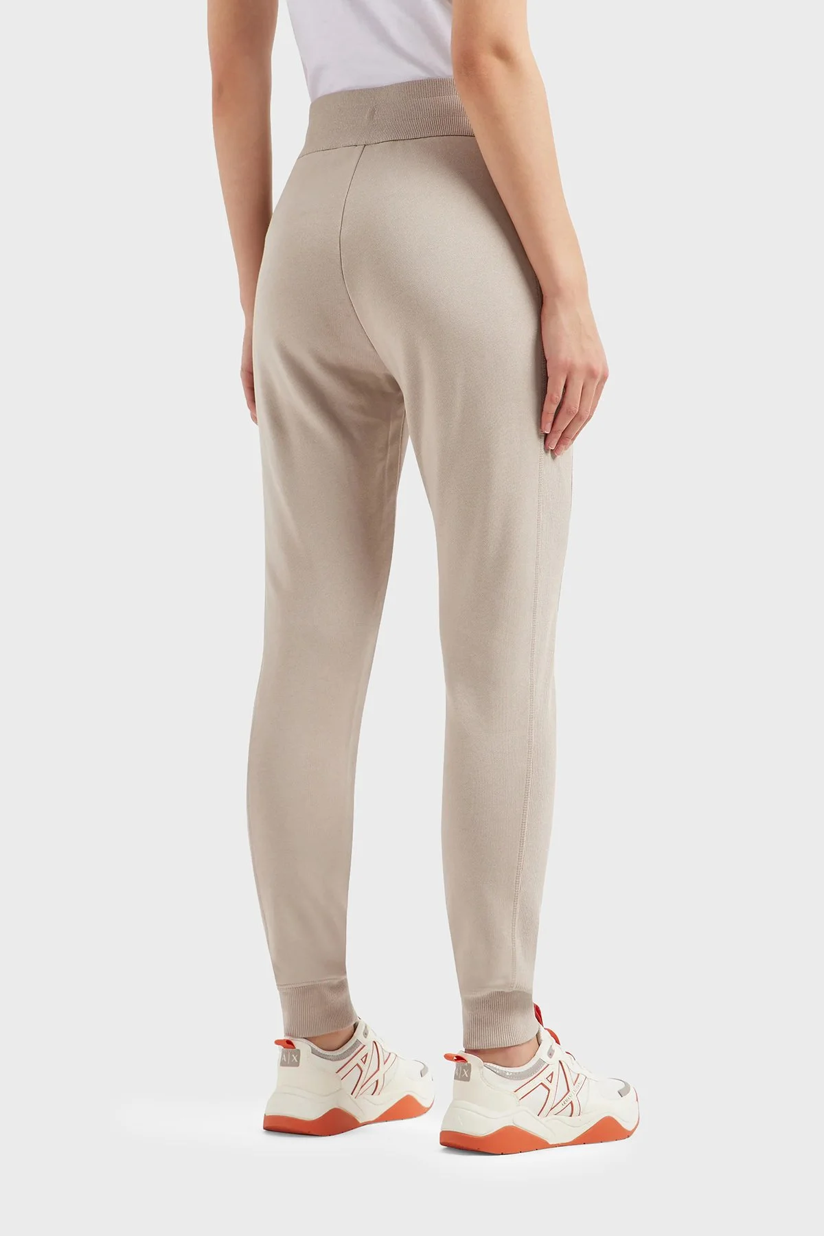 Armani Exchange Pamuklu Slim Fit Jogger Spor Kadın Pantolon 3DYP71 YJEBZ 1786 BEJ - 2