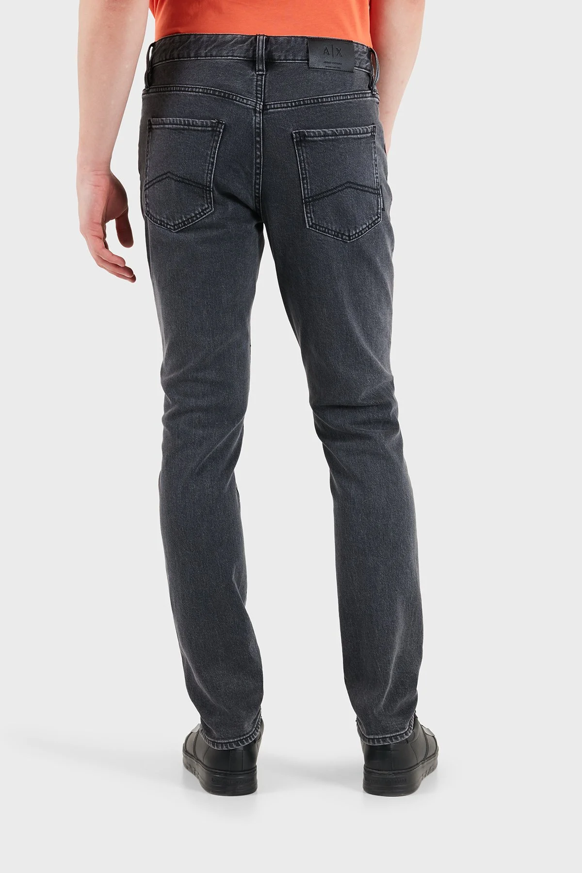 Armani Exchange Pamuklu Slim Fit Normal Bel Jeans Erkek Kot Pantolon XM000070 AF22558 M8013 KOYU GRİ - 3