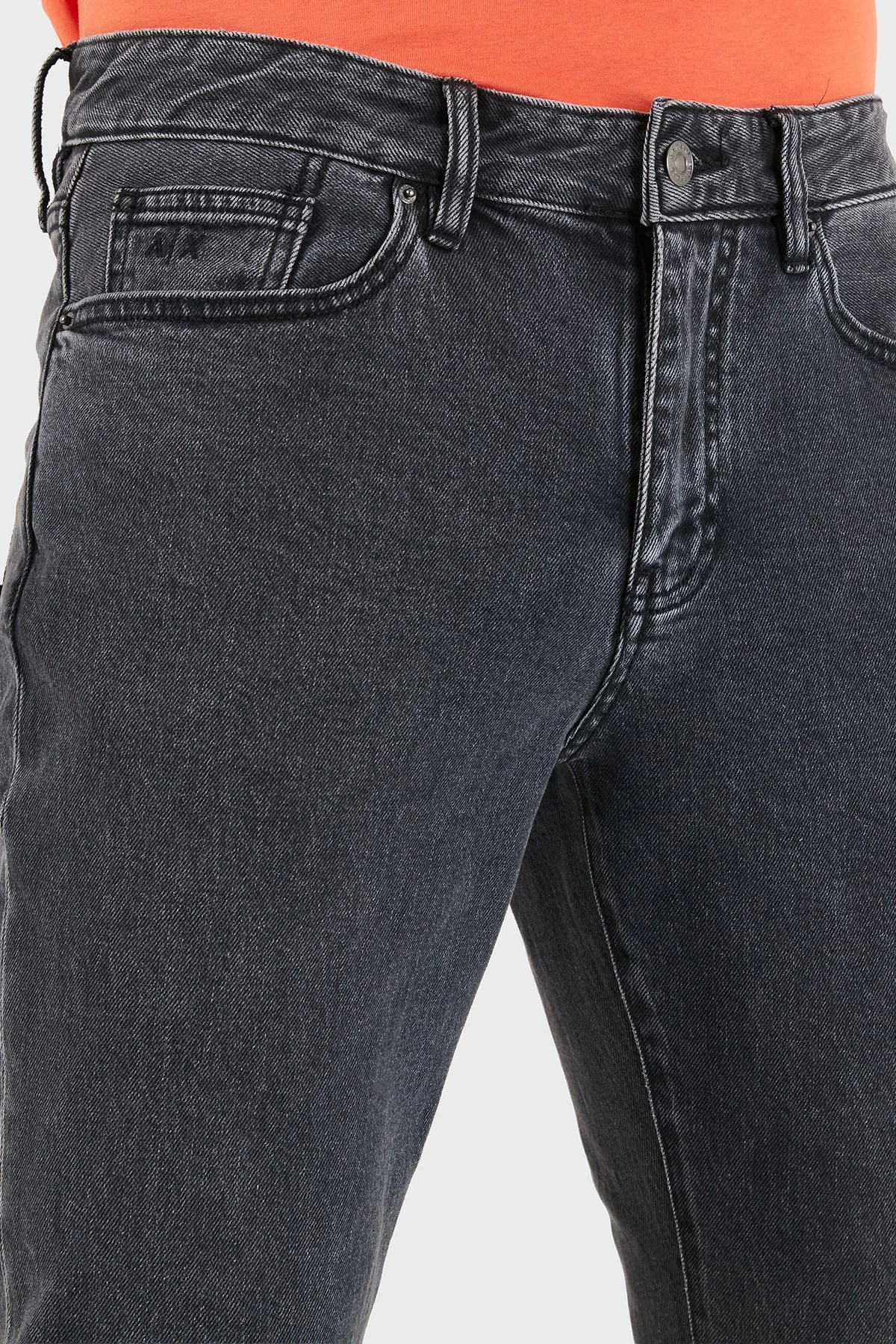 Armani Exchange Pamuklu Slim Fit Normal Bel Jeans Erkek Kot Pantolon XM000070 AF22558 M8013 KOYU GRİ - 6