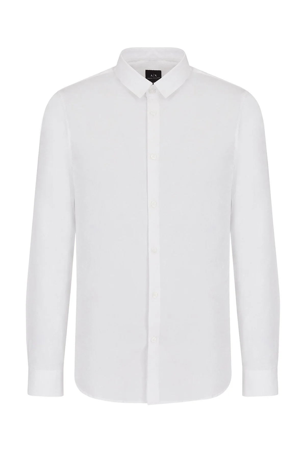 Armani Exchange Pamuklu Uzun Kollu Erkek Gömlek 8NZC31 ZN28Z 1100 BEYAZ - 4