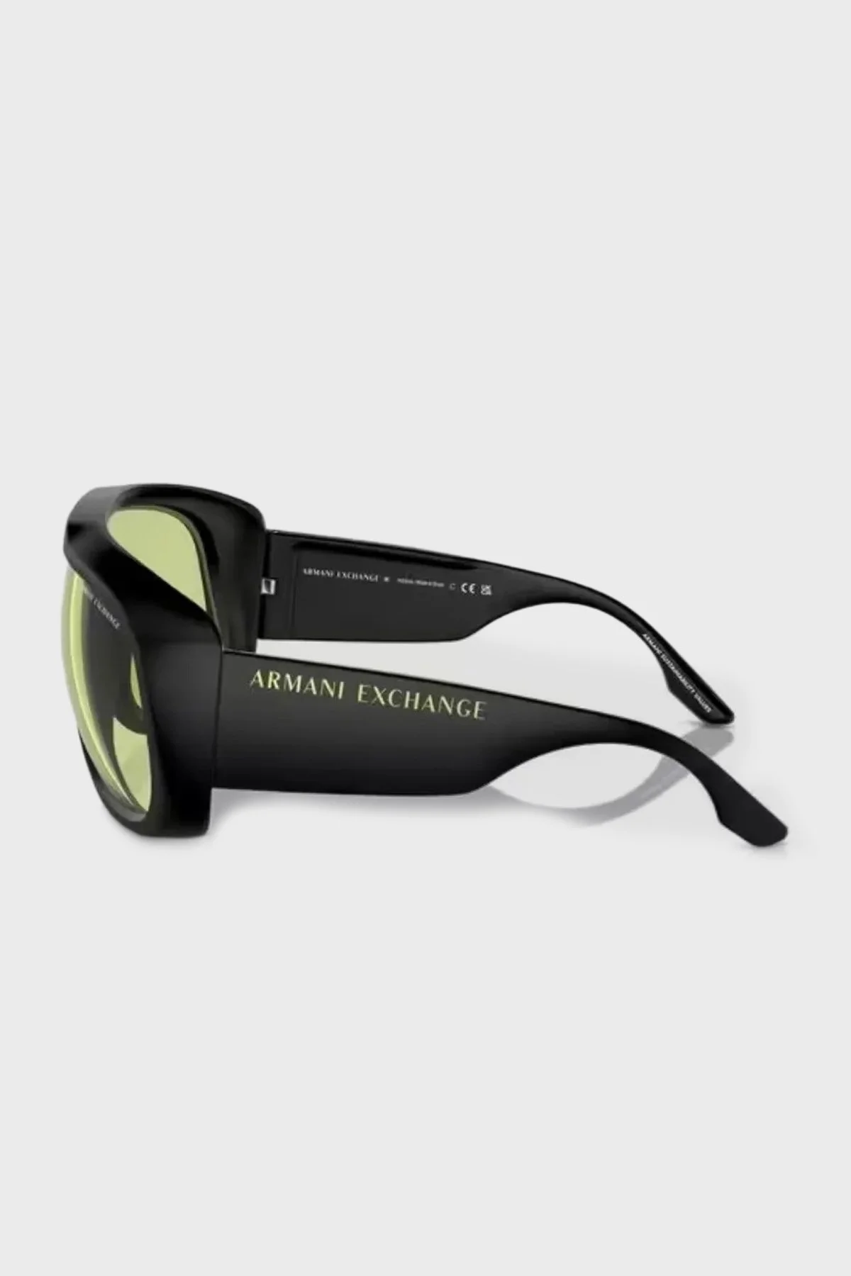 Armani Exchange Pilot Güneş Erkek Gözlük 0AX4143SU 80782 67 Mat Siyah-Açık yeşil - 2