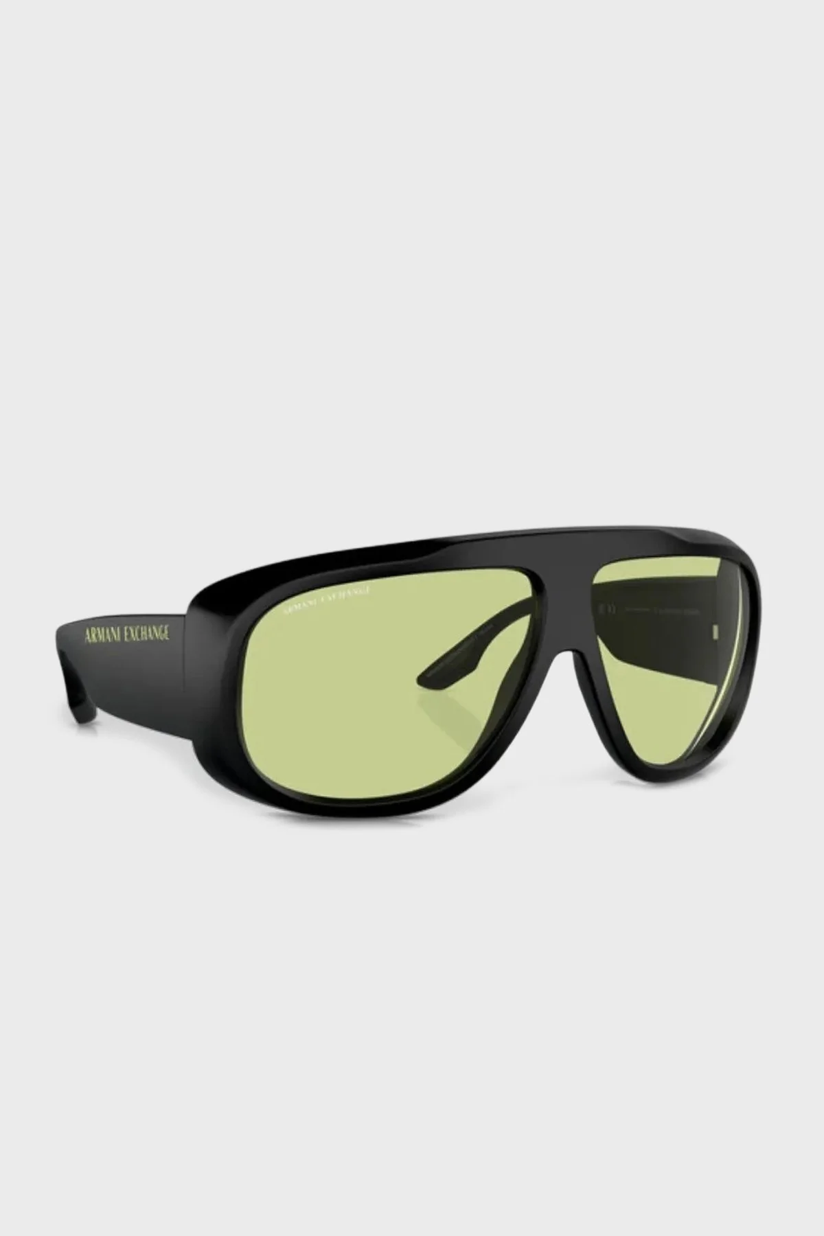 Armani Exchange Pilot Güneş Erkek Gözlük 0AX4143SU 80782 67 Mat Siyah-Açık yeşil - 4