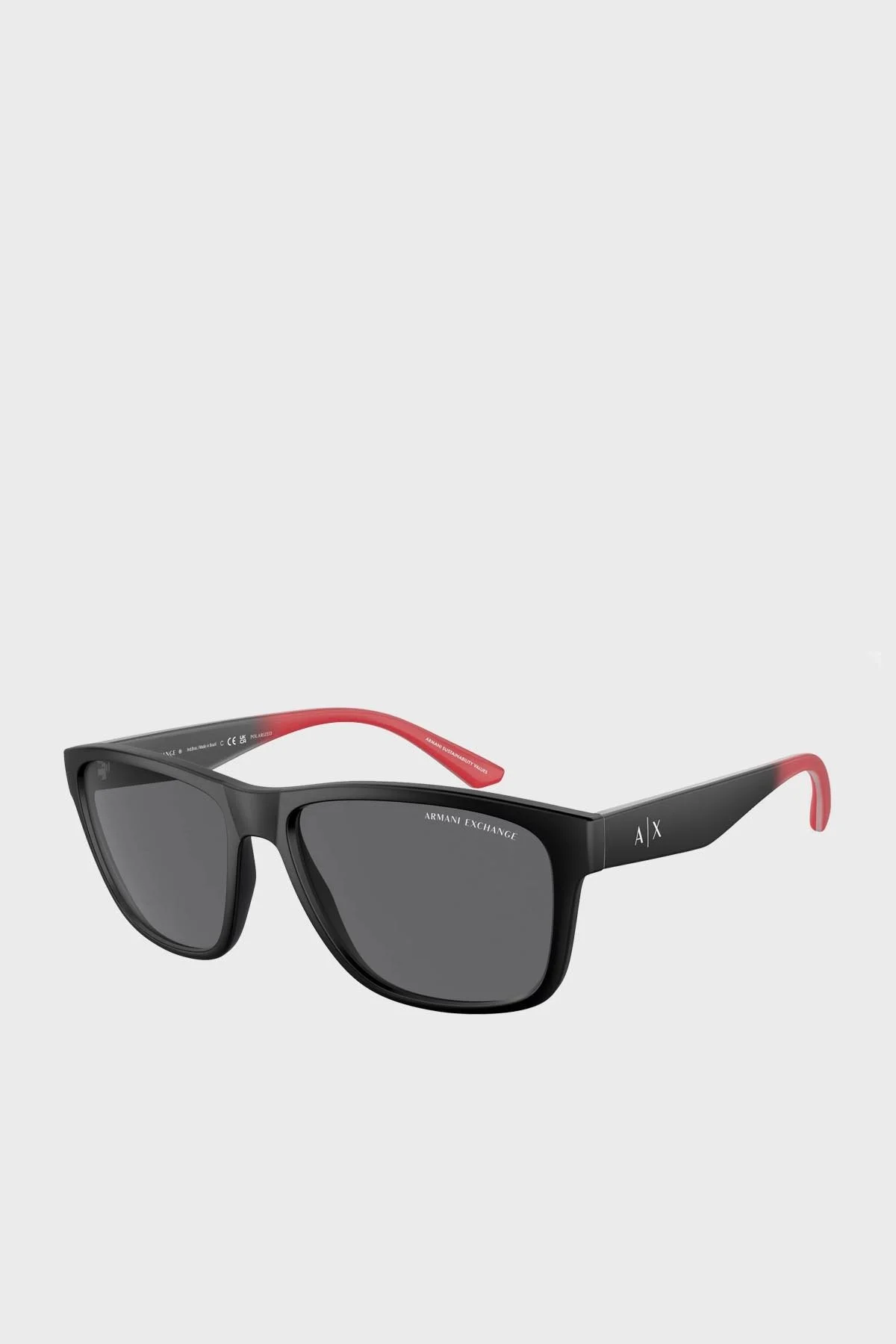 Armani Exchange Polarize Güneş Erkek Gözlük 0AX4135S 807881 59 Mat Siyah-Gri Polarize - 2