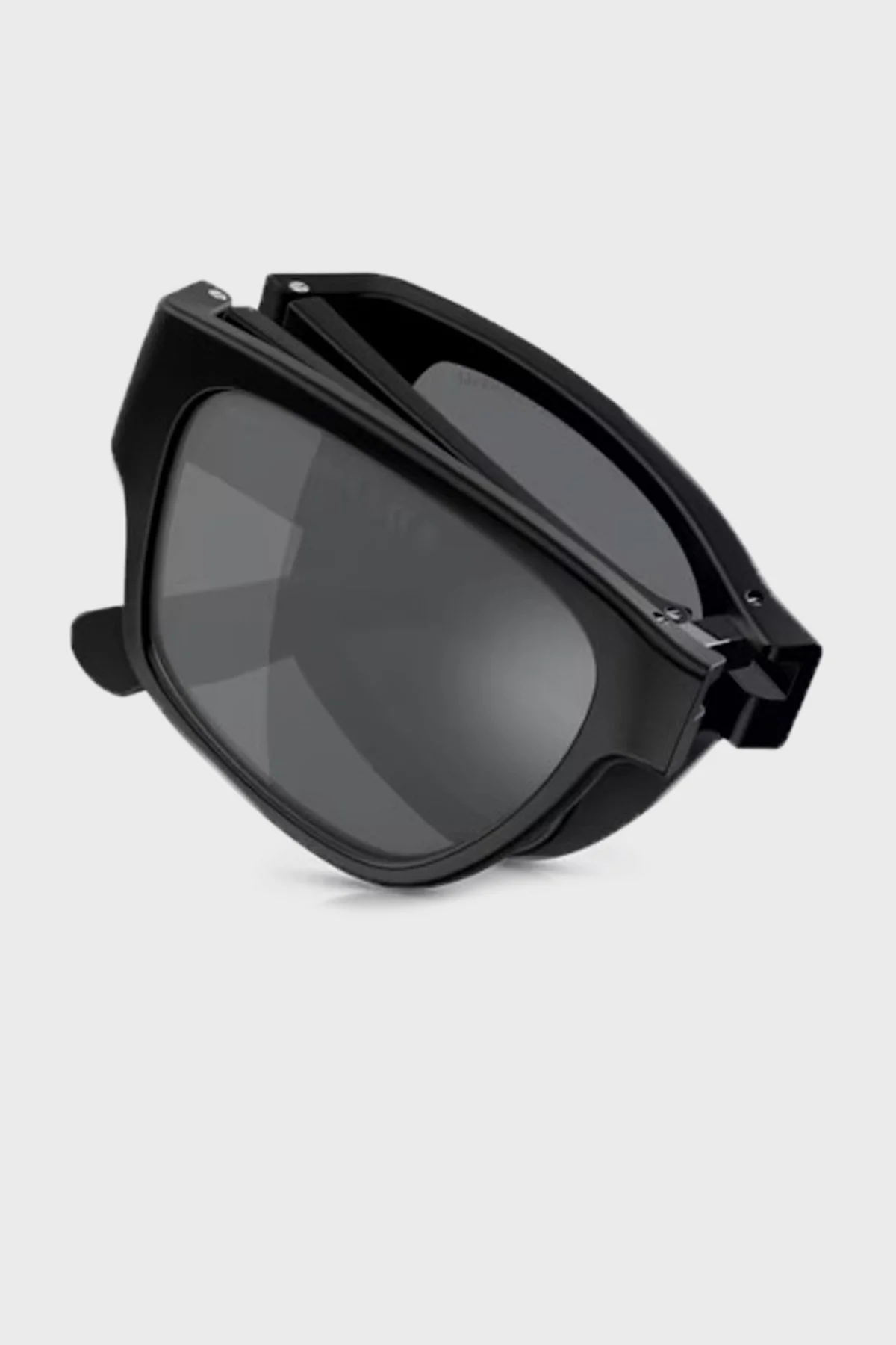 Armani Exchange Polikarbon Aynalı Güneş Erkek Gözlük 0AX4141SU 80786G 56 Mat Siyah-Açık Gri Ayna Siyah - 4