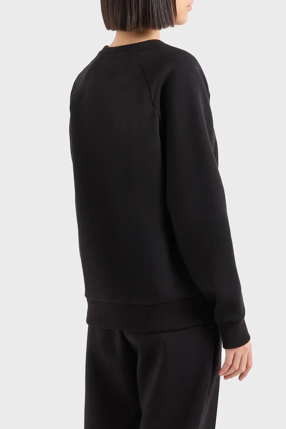 Armani Exchange Regular Fit Bisiklet Yaka Bayan Sweat 6DYM55 YJFPZ 1200 SİYAH - 7