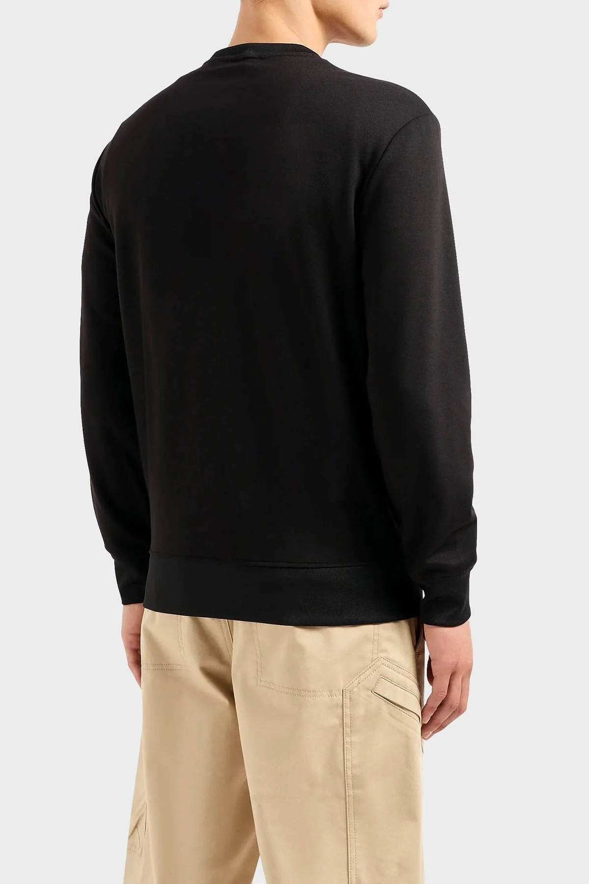 Armani Exchange Regular Fit Bisiklet Yaka Erkek Sweat 3DZMSA Z9N1Z 1200 SİYAH - 2