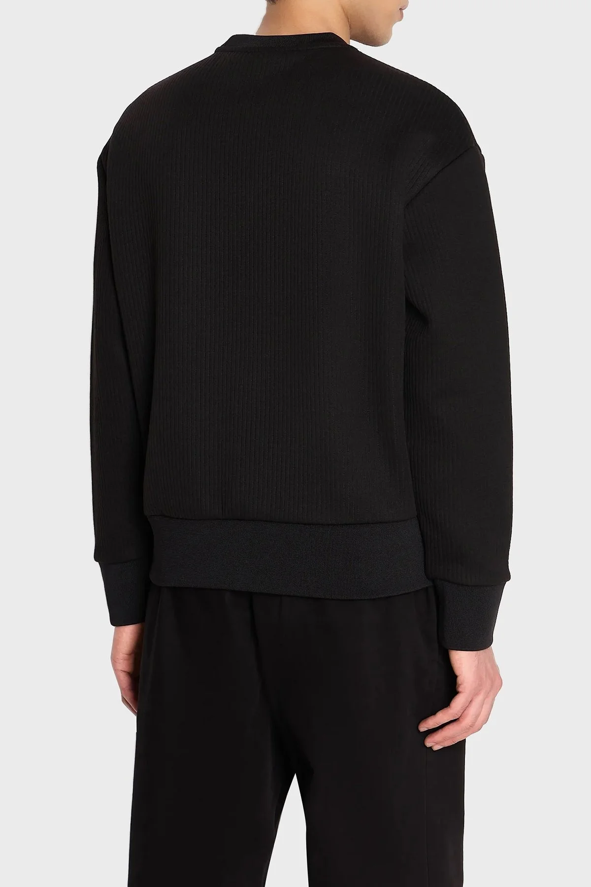 Armani Exchange Regular Fit Bisiklet Yaka Erkek Sweat 6RZMJB ZJDNZ 1200 SİYAH - 2