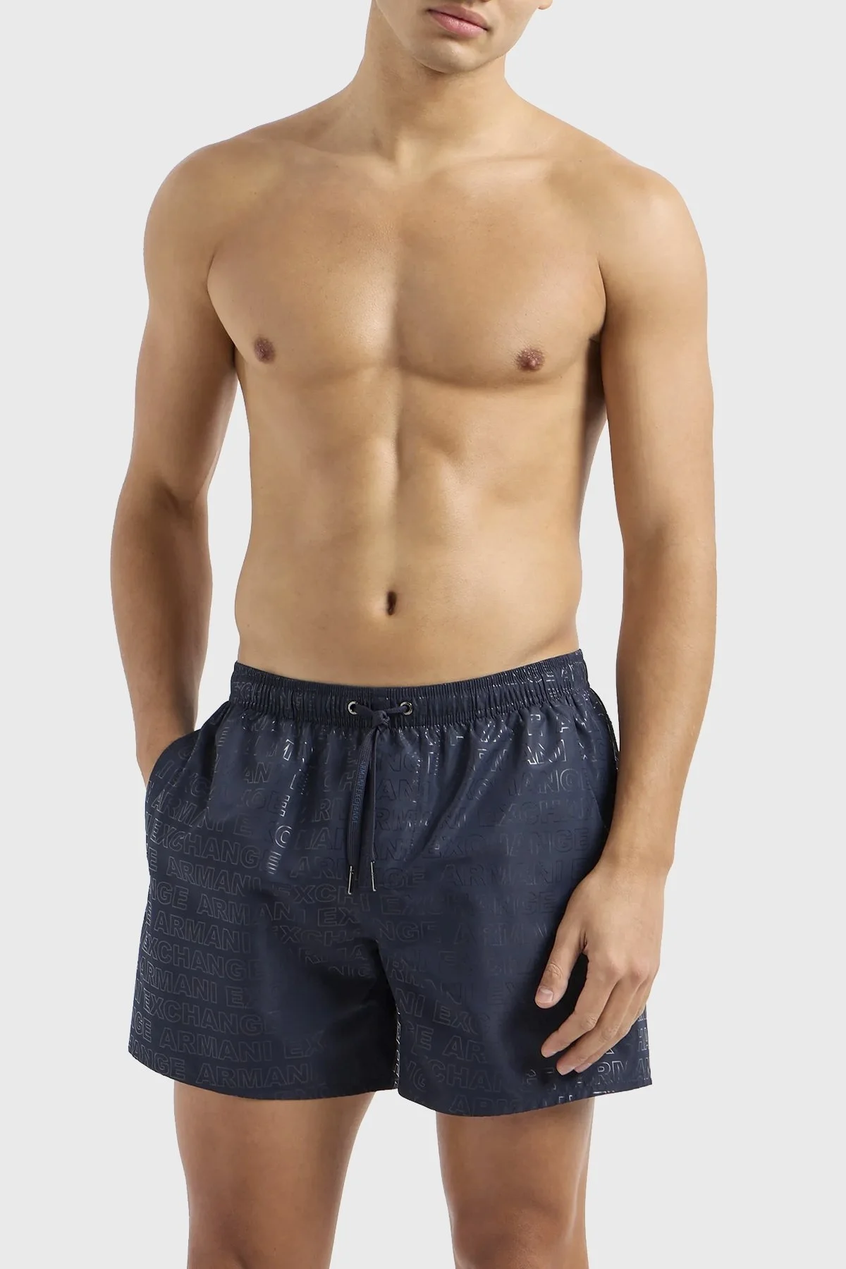 Armani Exchange Regular Fit Cepli Erkek Mayo Short 953060 4R629 66136 LACİVERT - 2