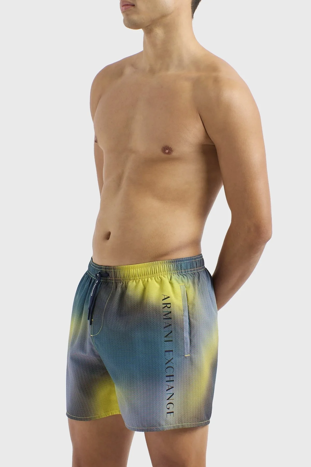 Armani Exchange Regular Fit Cepli Erkek Mayo Short 953060 4R641 12582 SARI - 2