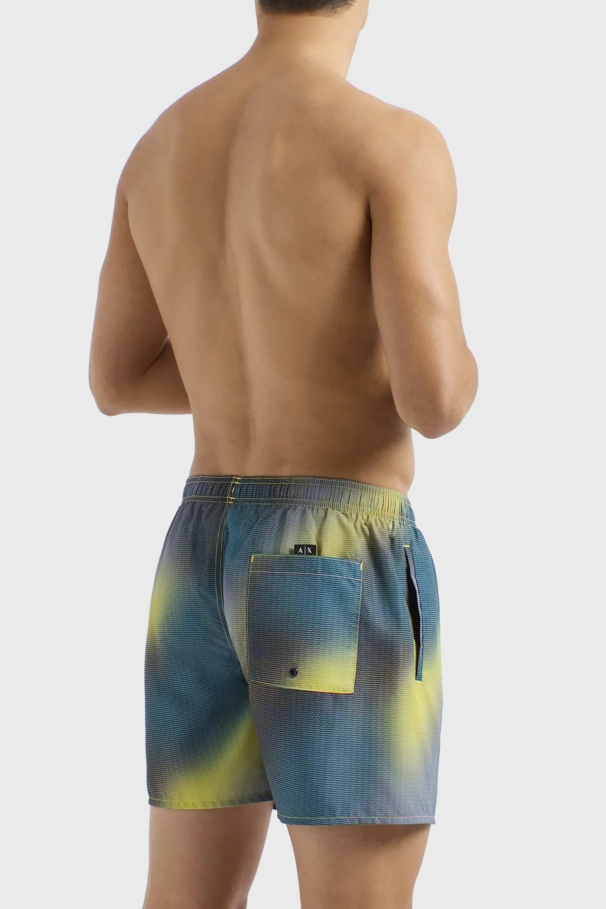 Armani Exchange Regular Fit Cepli Erkek Mayo Short 953060 4R641 12582 SARI - 3