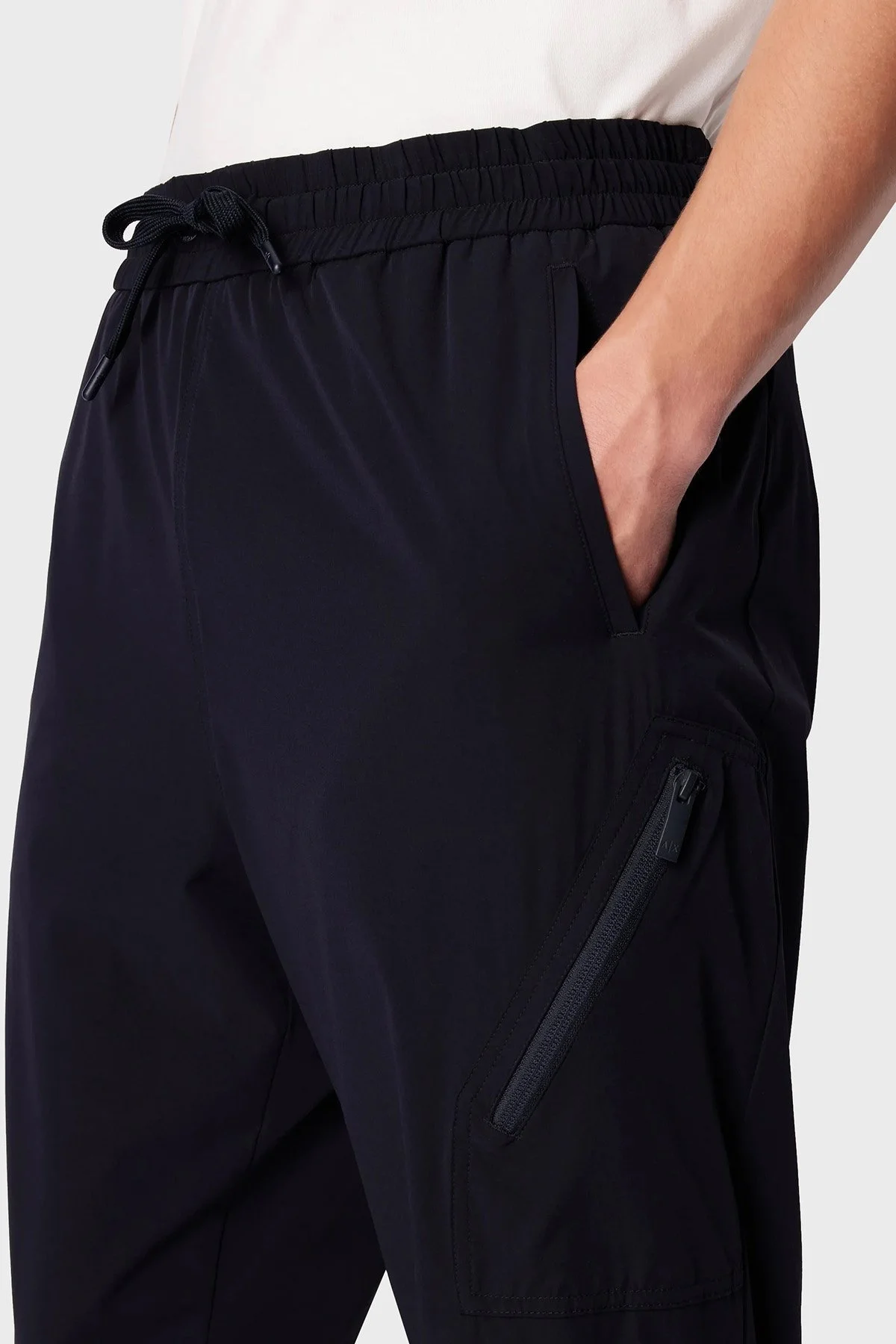 Armani Exchange Regular Fit Cepli Jogger Erkek Pantolon 3DZPL2 ZN3GZ 1583 LACİVERT - 4