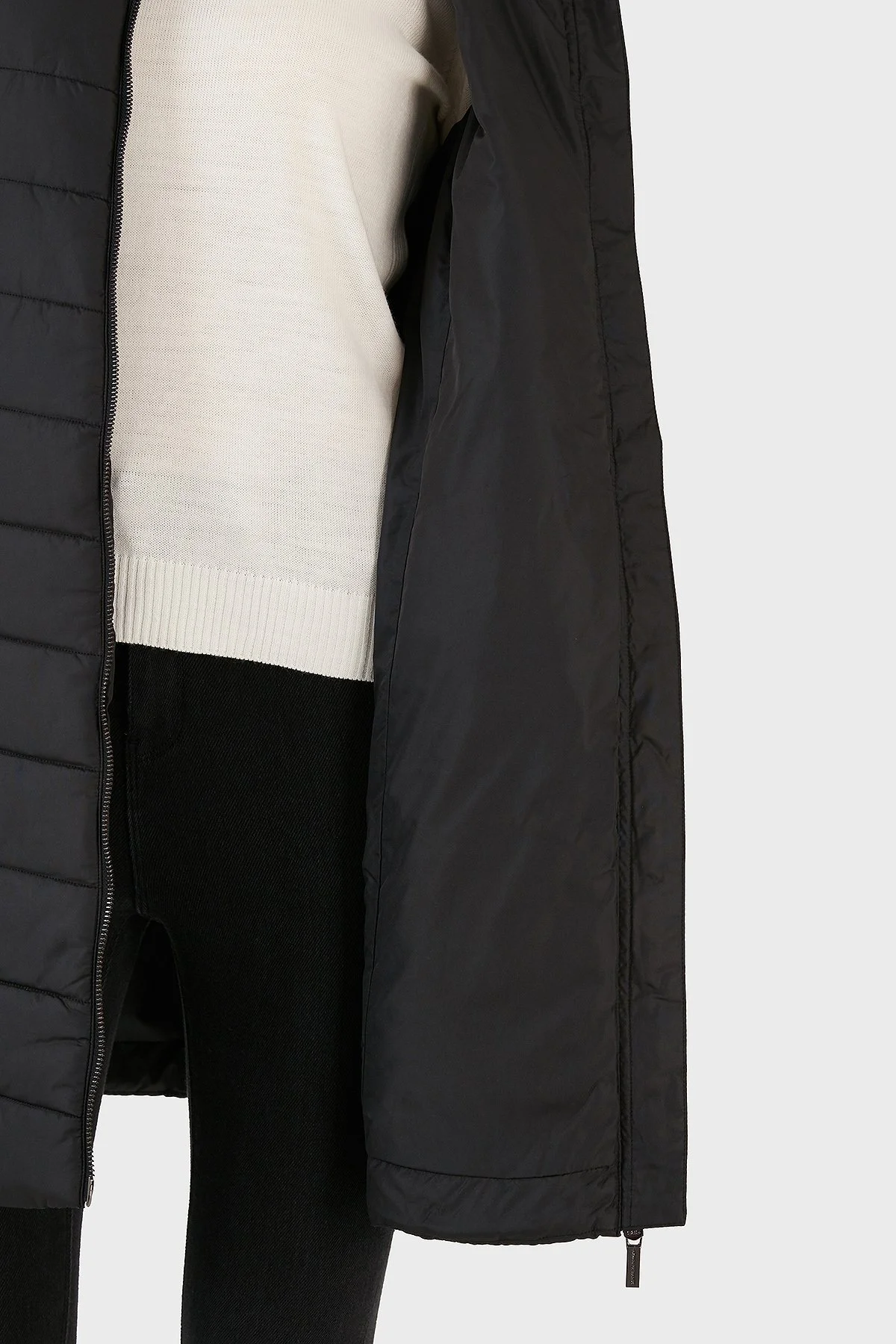 Armani Exchange Regular Fit Cepli Kapüşonlu Şişme Bayan Yelek 8NYQ22 YNMAZ 1200 SİYAH - 5