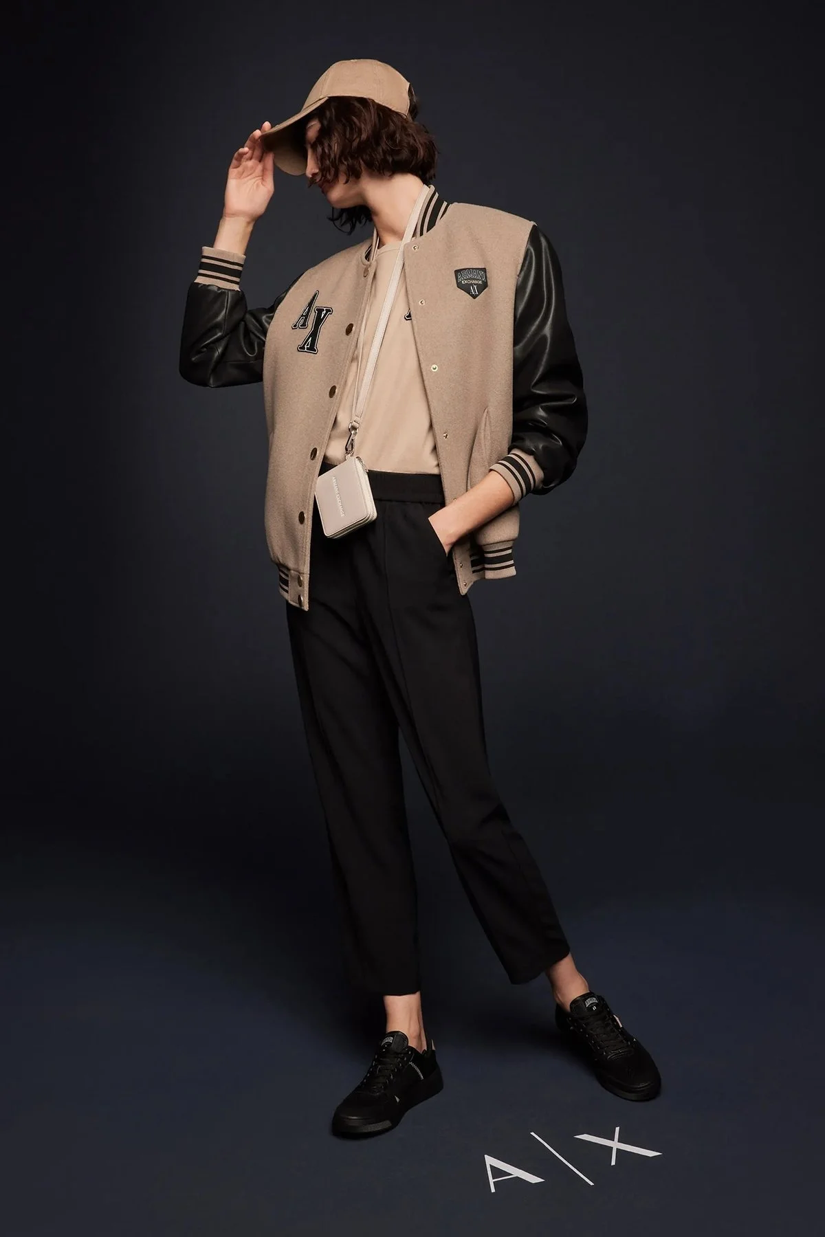 Armani Exchange Regular Fit Cepli Kısa Paça Spor Bayan Pantolon 6RYP16 YN9JZ 1200 SİYAH - 4