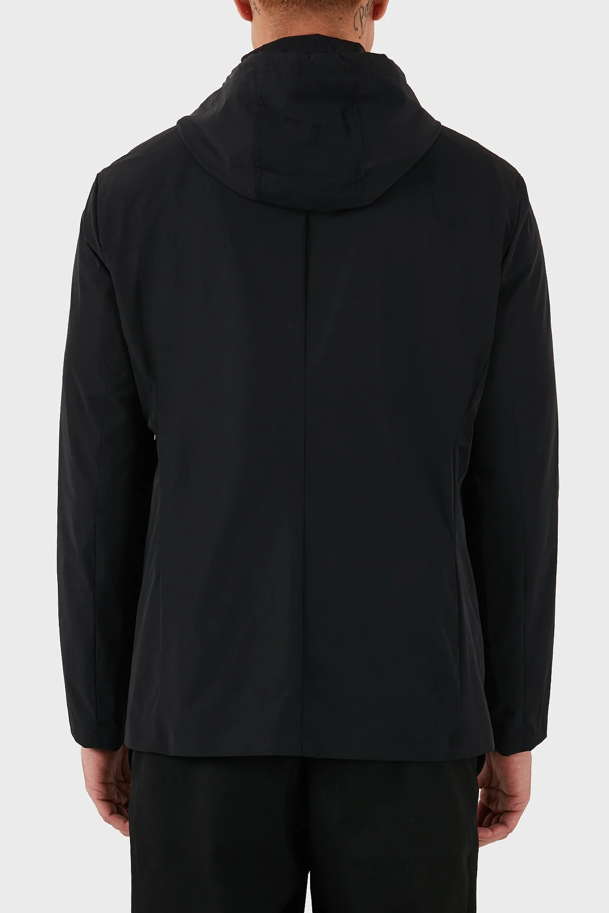 Armani Exchange Regular Fit Çıkarılabilir İç Panelli Kapüşonlu Erkek Ceket XM001199 AF16635 UC001 SİYAH - 5