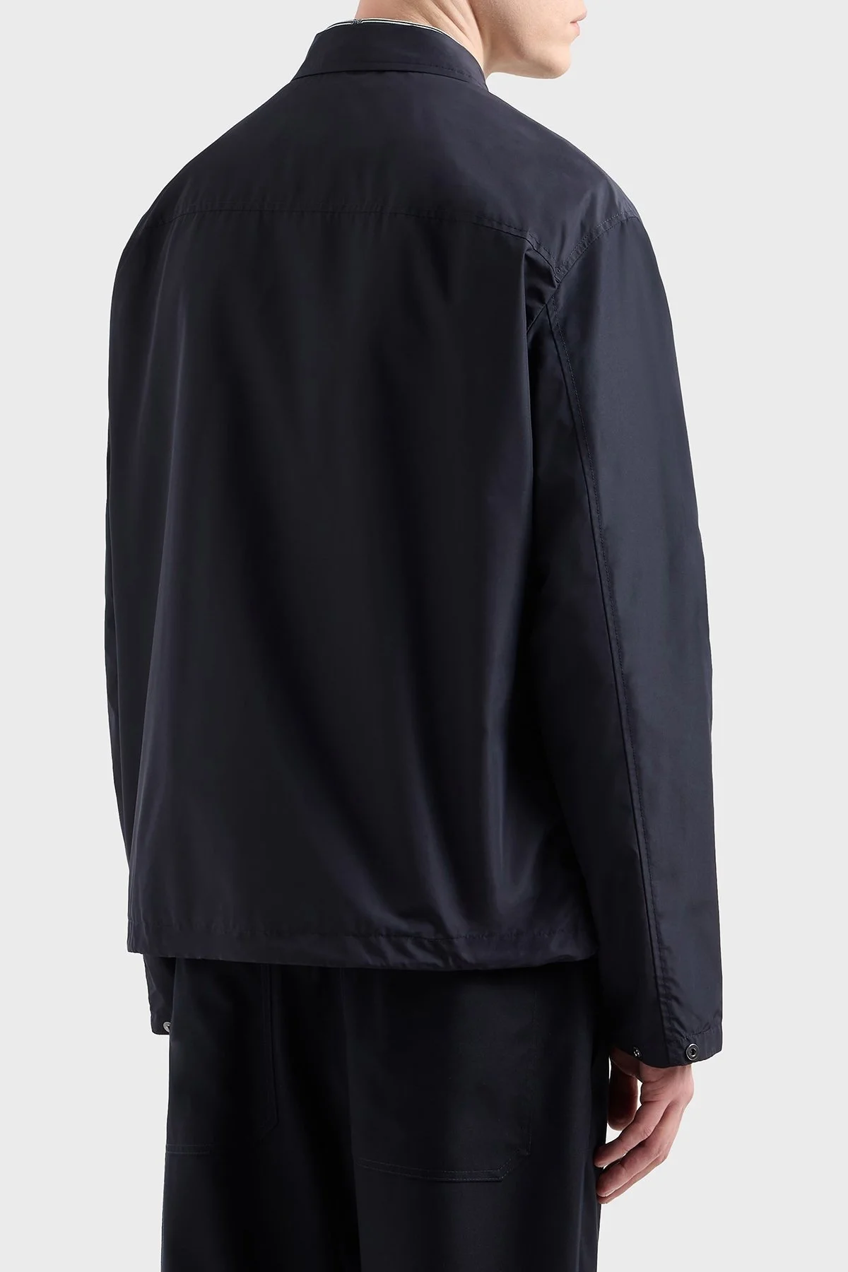 Armani Exchange Regular Fit Çıtçıt Düğmeli Cepli Erkek Gömlek Ceket XM000209 AF12012 UB101 LACİVERT - 8