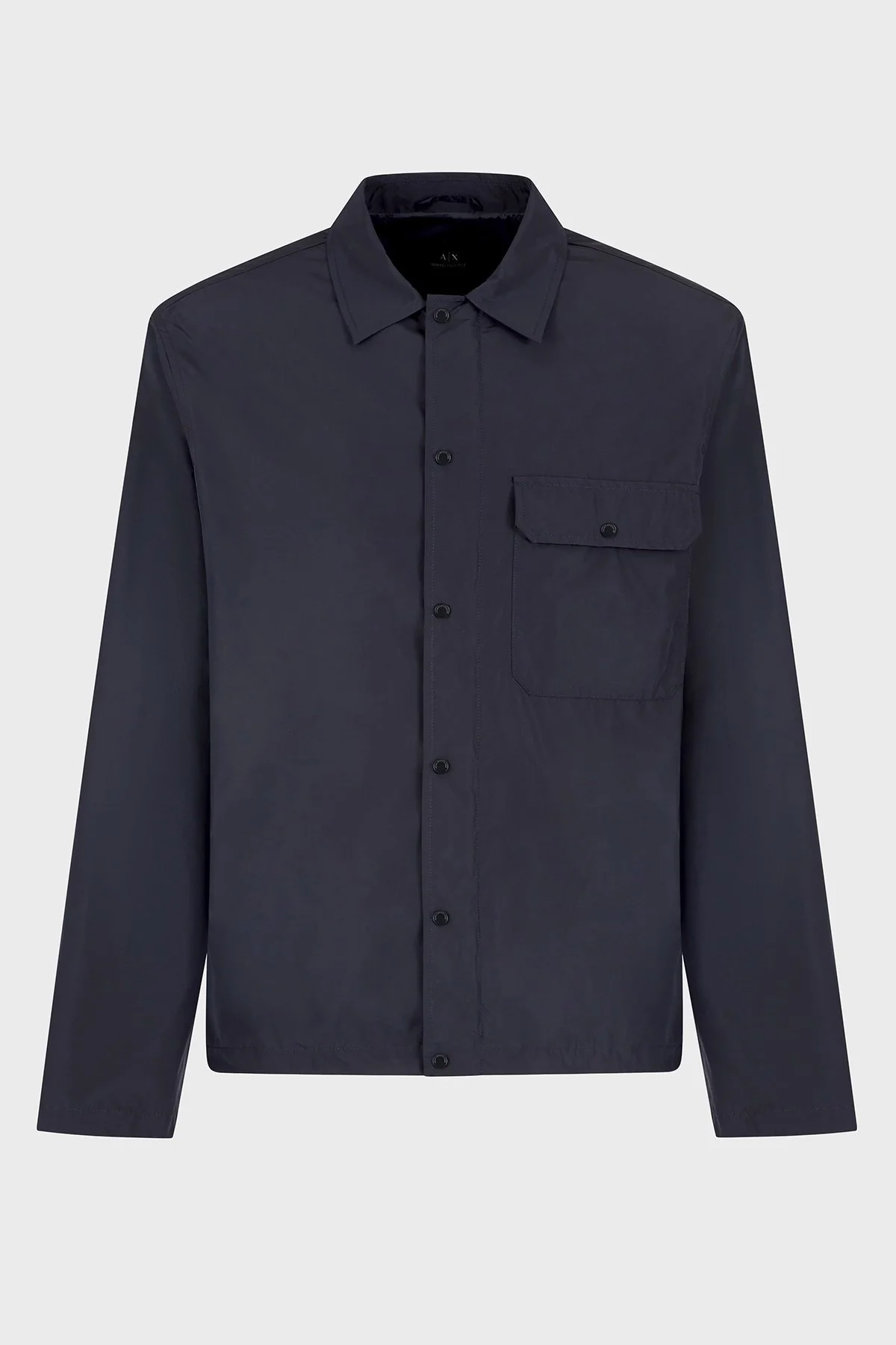 Armani Exchange Regular Fit Çıtçıt Düğmeli Cepli Erkek Gömlek Ceket XM000209 AF12012 UB101 LACİVERT - 10