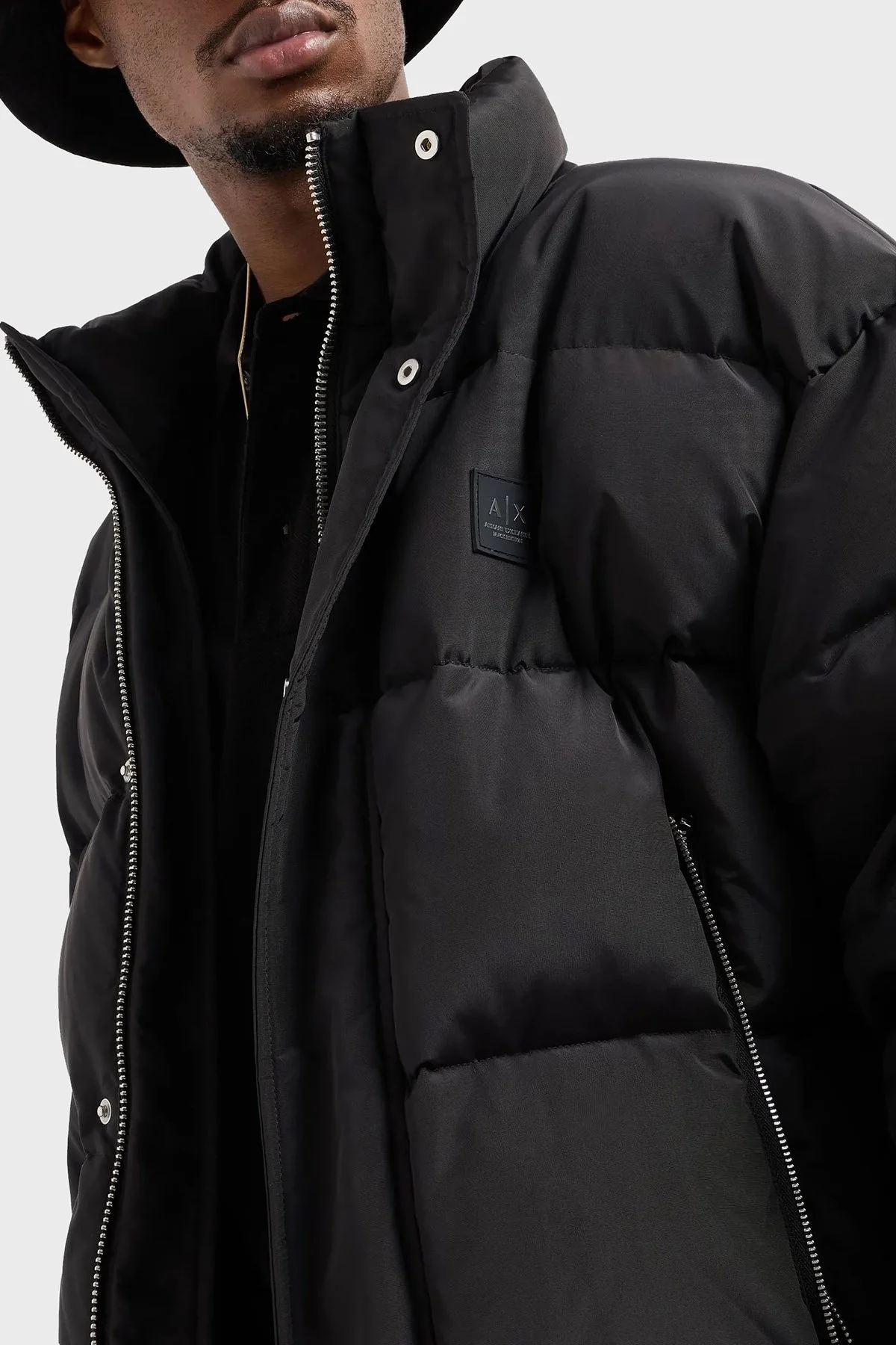 Armani Exchange Regular Fit Dik Yaka Erkek Mont XM000032 AF10323 UC001 SİYAH - 9