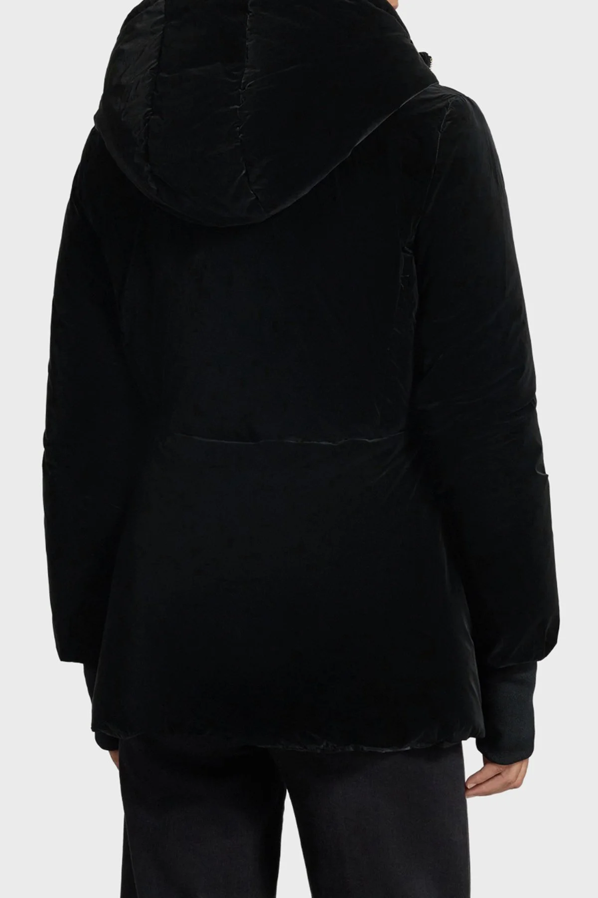Armani Exchange Regular Fit Dik Yaka Fermuarlı Kadın Ceket XW002942 AF26085 UC001 Siyah - 10