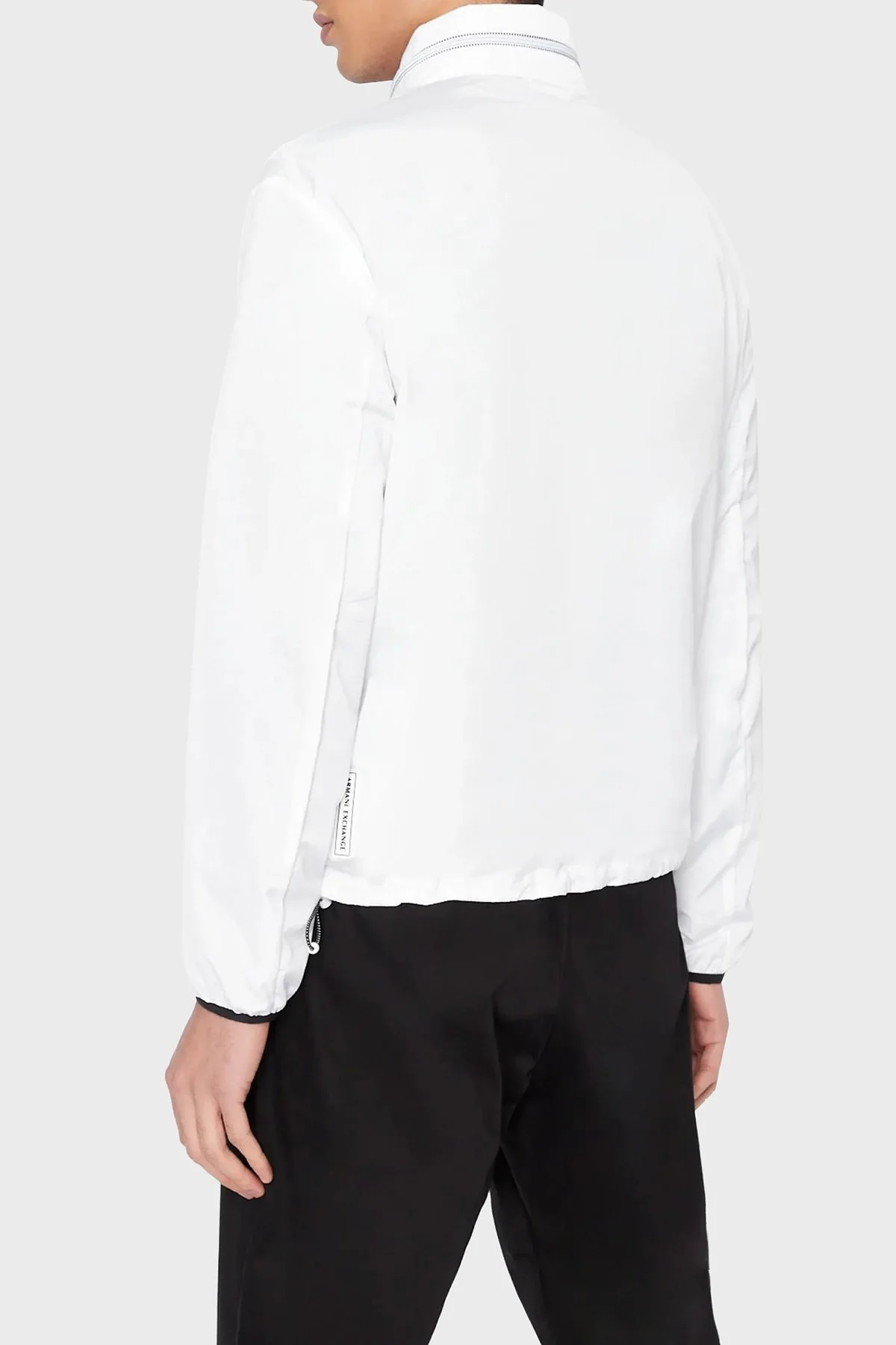 Armani Exchange Regular Fit Dik Yaka Mevsimlik Erkek Mont 8NZB07 ZNWFZ 1100 BEYAZ - 3