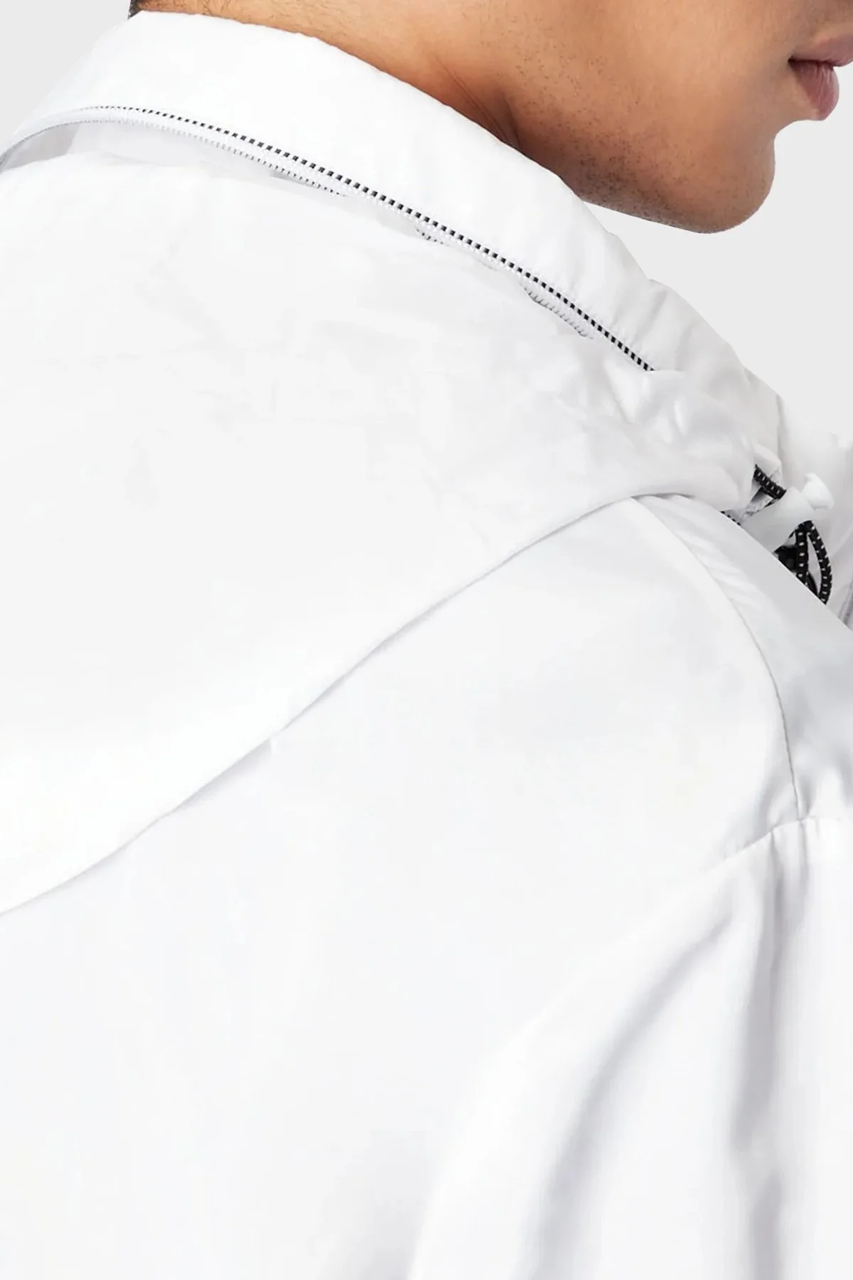 Armani Exchange Regular Fit Dik Yaka Mevsimlik Erkek Mont 8NZB07 ZNWFZ 1100 BEYAZ - 4