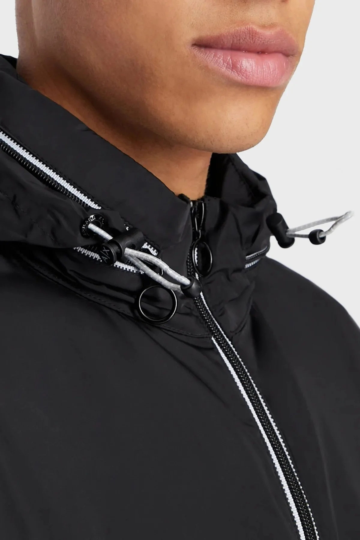 Armani Exchange Regular Fit Dik Yaka Mevsimlik Erkek Mont 8NZB07 ZNWFZ 1200 SİYAH - 9