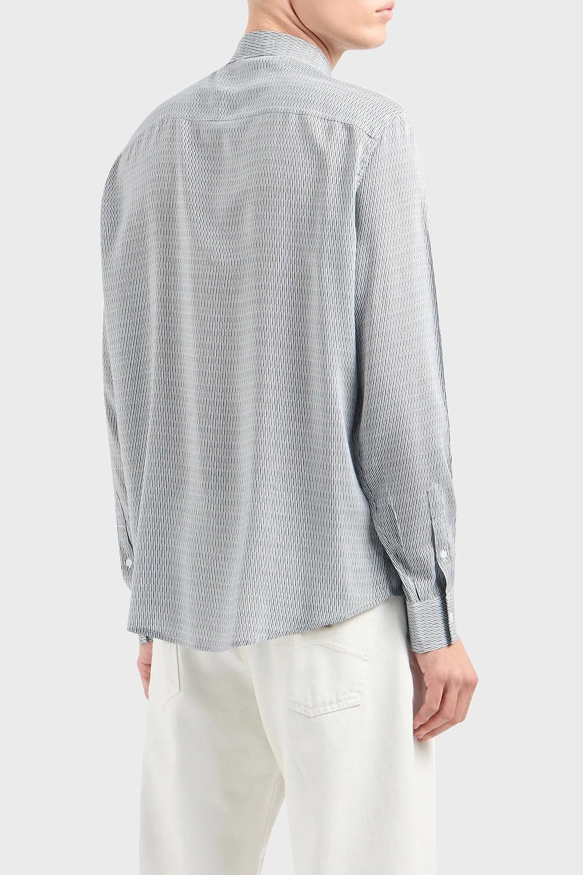 Armani Exchange Regular Fit Erkek Gömlek 3DZC48 ZNRNZ 71BA GRİ - 2