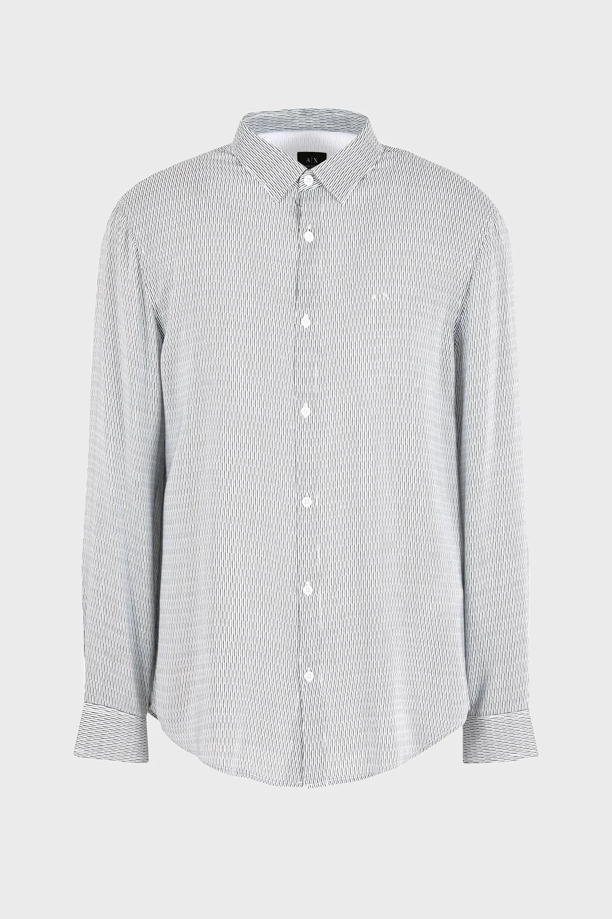 Armani Exchange Regular Fit Erkek Gömlek 3DZC48 ZNRNZ 71BA GRİ - 5