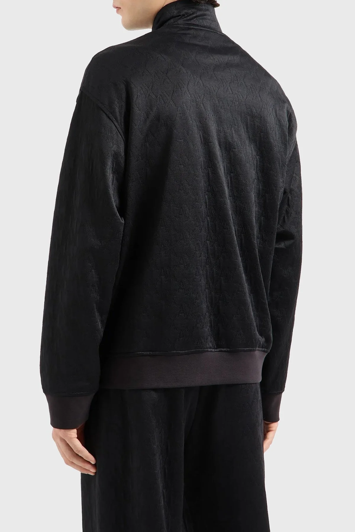 Armani Exchange Regular Fit Fermuarlı Erkek Sweat 6DZMLA ZJNMZ 1200 SİYAH - 2