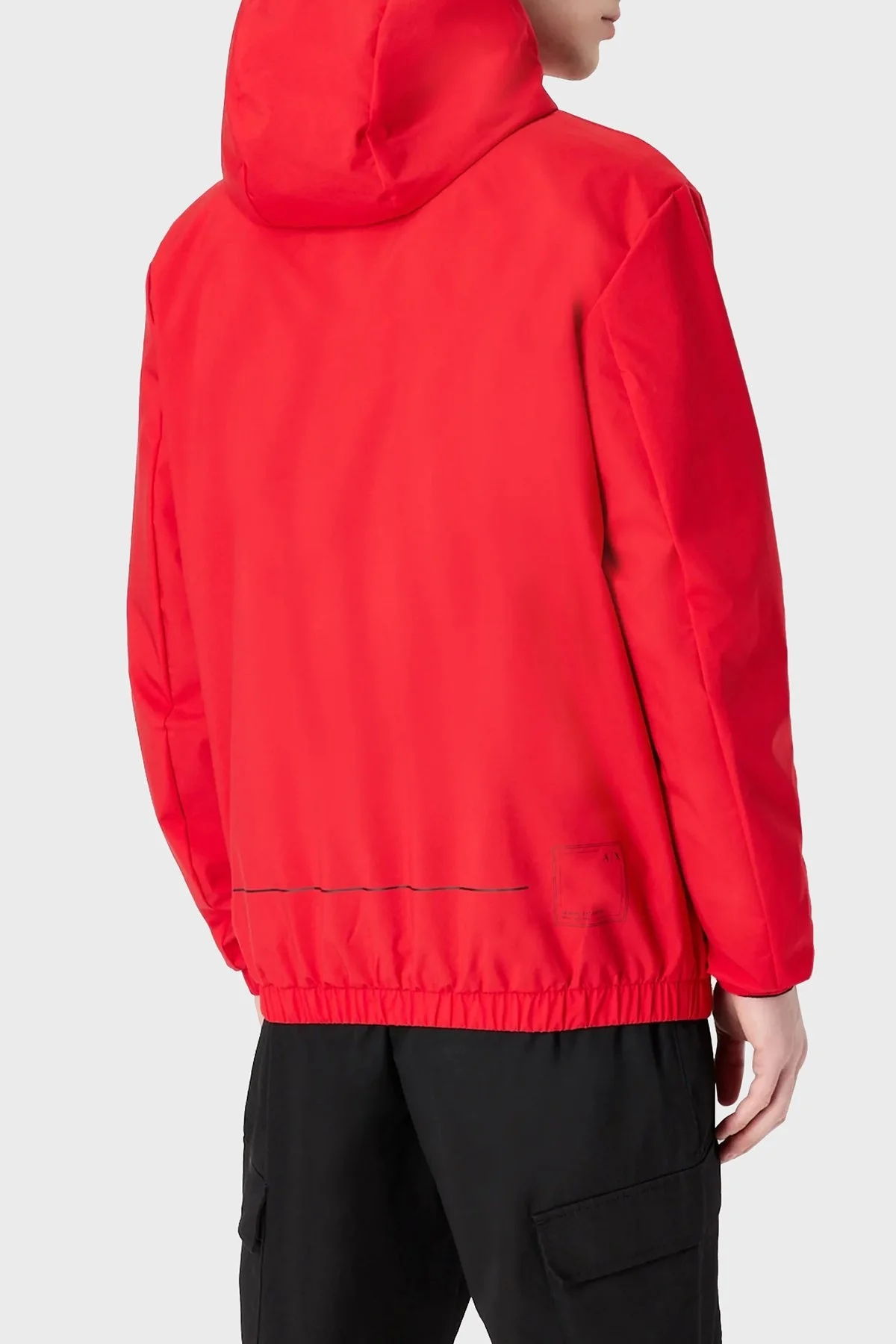 Armani Exchange Regular Fit Fermuarlı Kapüşonlu Erkek Mont 3RZB01 ZNB7Z 6478 KIRMIZI - 3
